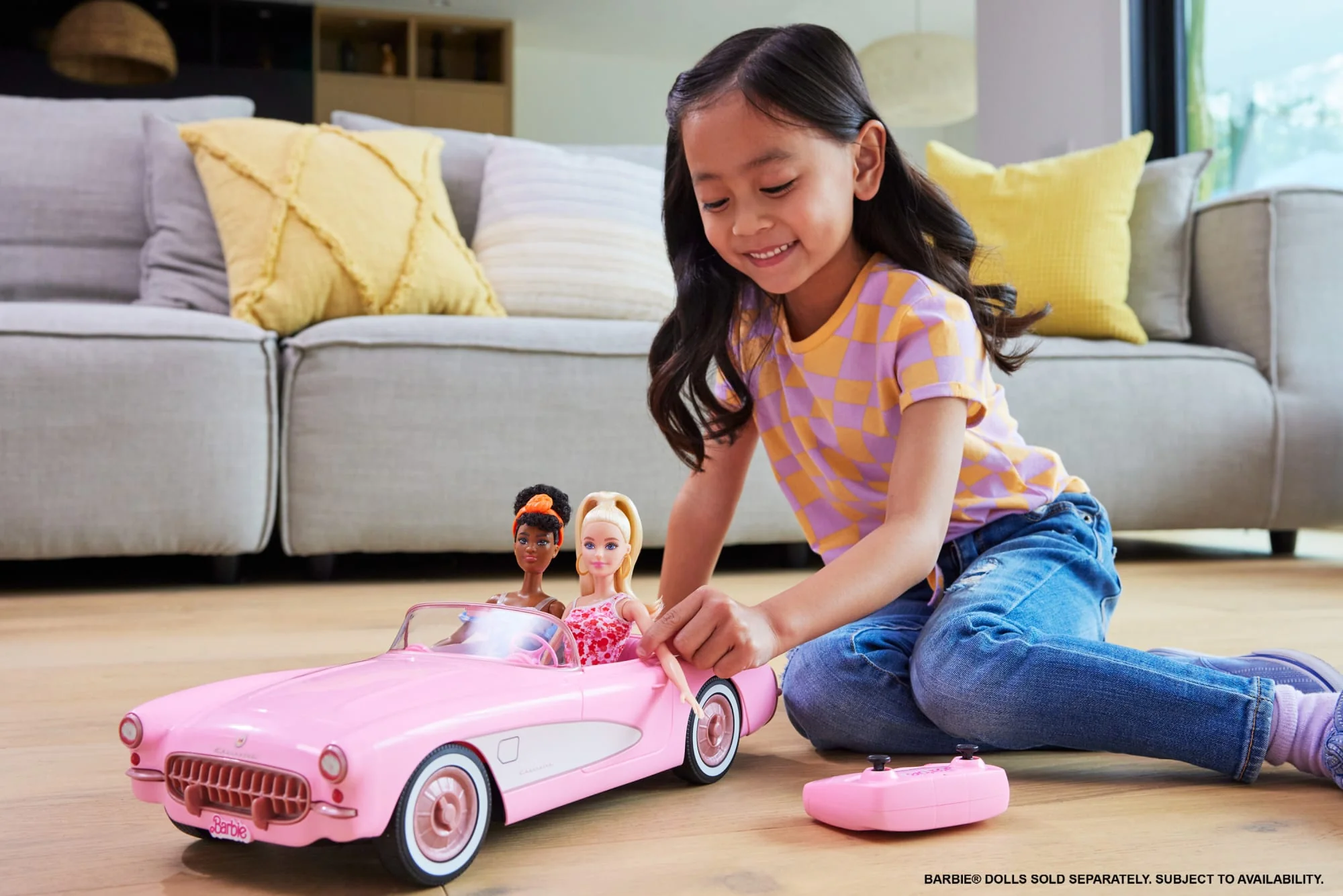 Hot Wheels RC Barbie Corvette, Remote Control Corvette From Barbie The Movie