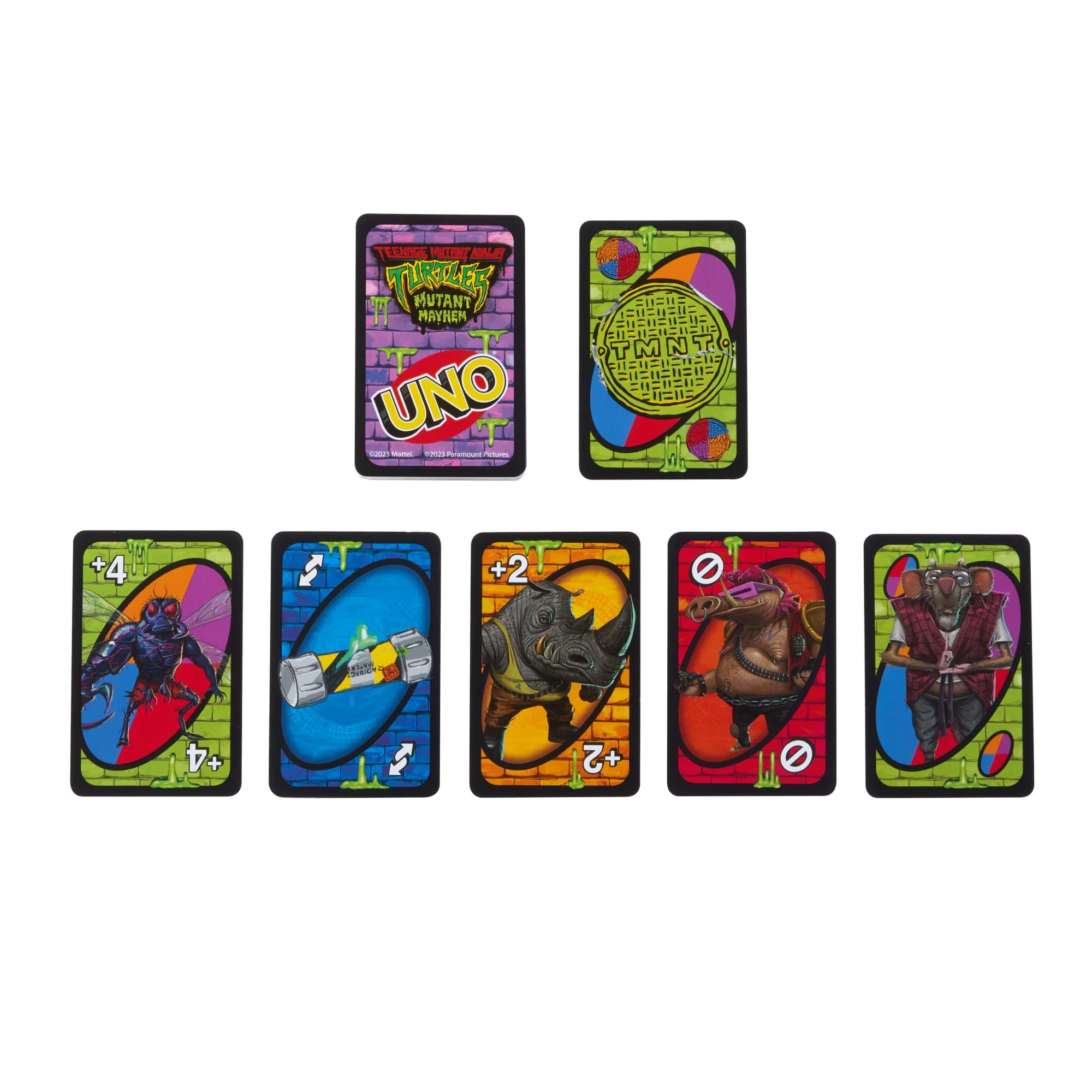 UNO Teenage Mutant Ninja Turtles Mutant Mayhem Card Game For Family Night Inspired By the Movie