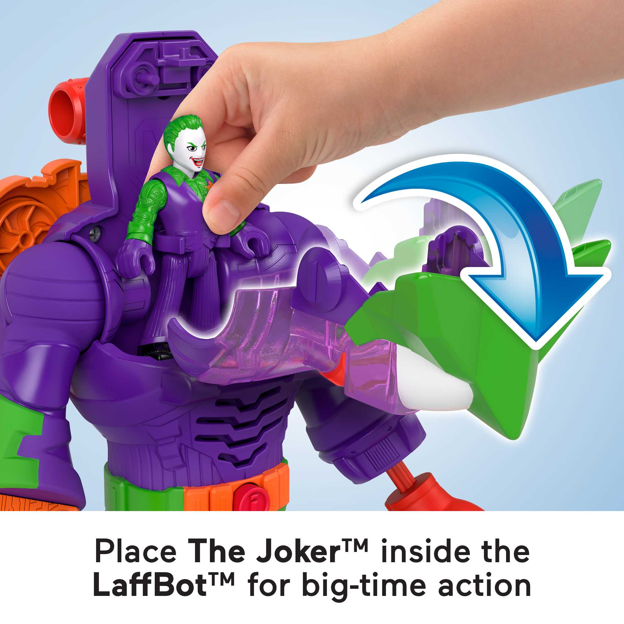 Imaginext DC Super Friends The Joker Robot Toy With Lights Sounds And Insider Figure, Preschool Toys