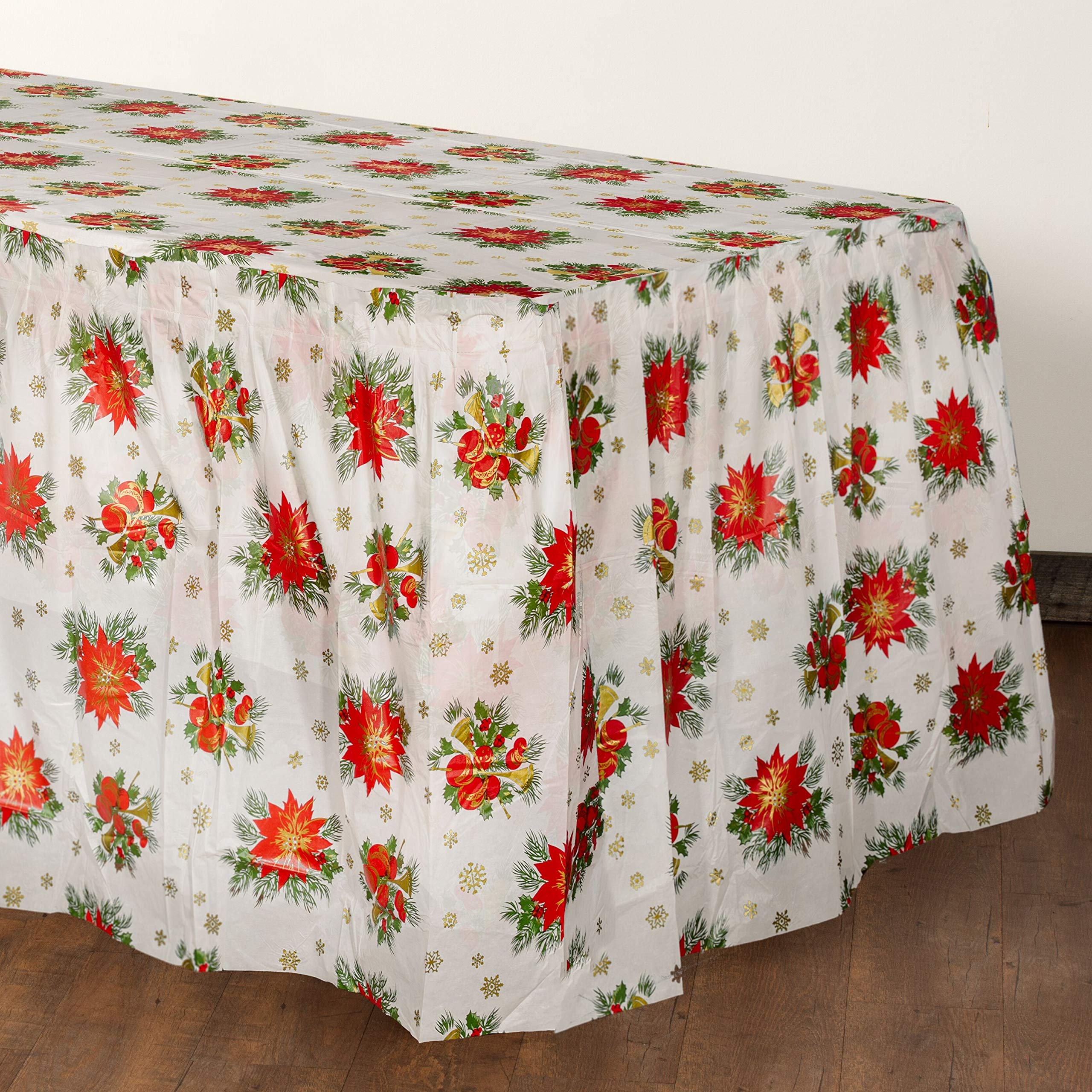 Holiday Printed Table Skirt