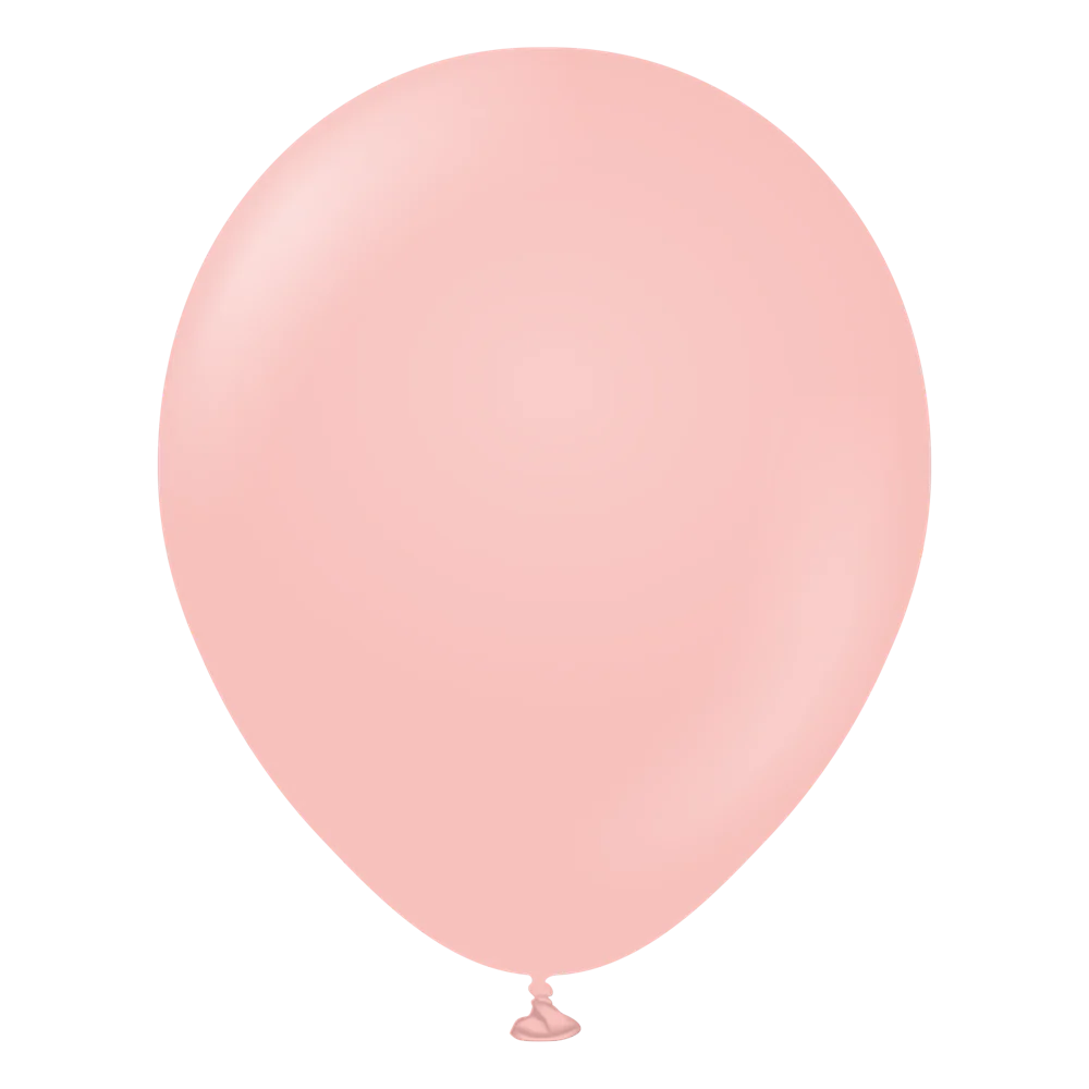 18 inch Kalisan Standard Baby Pink Latex Balloons 25ct