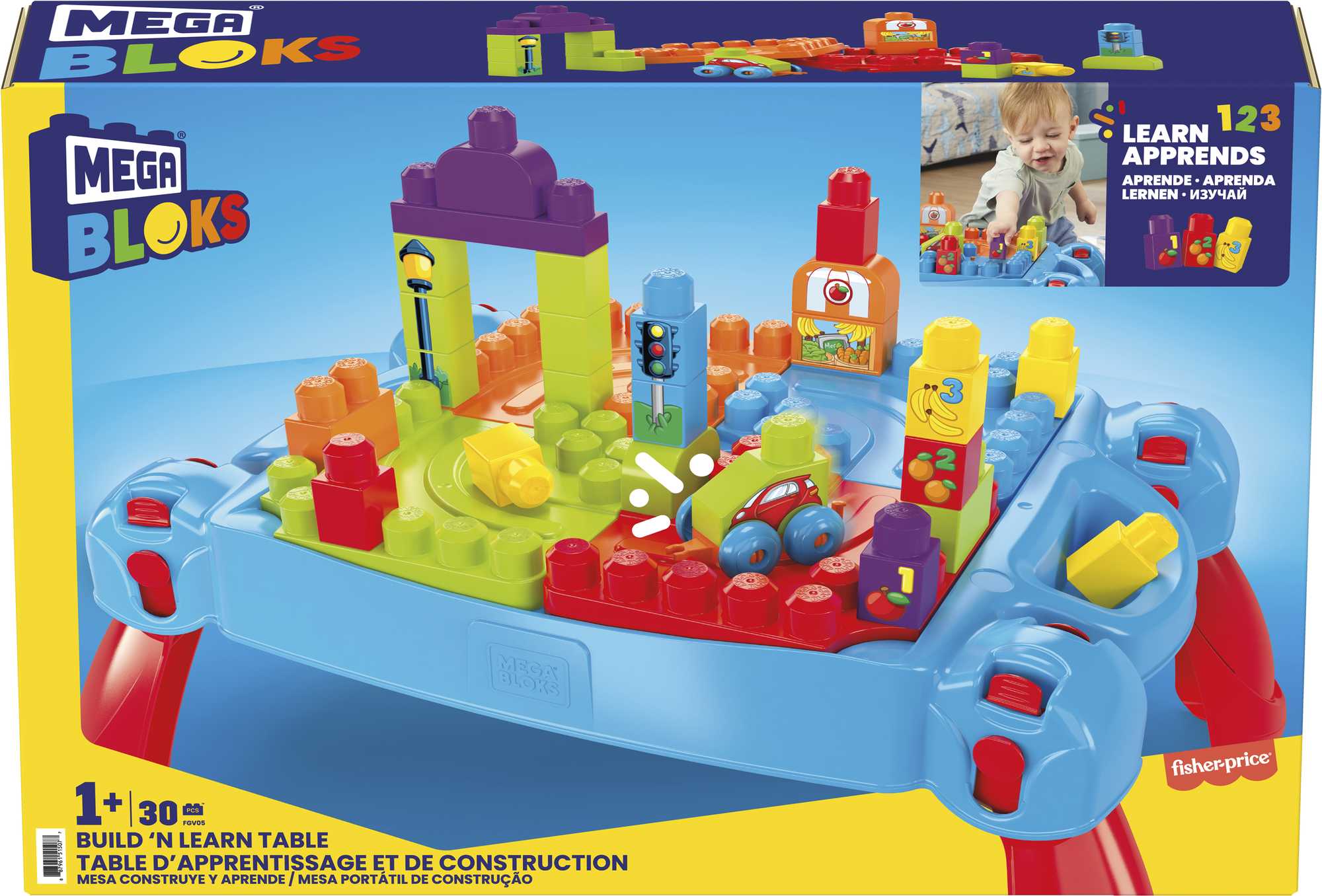 MEGA BLOKS Build 'n Learn Table