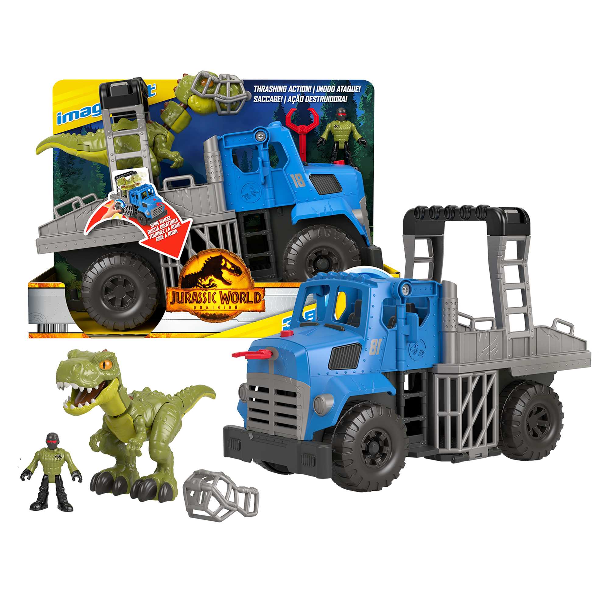 Imaginext Jurassic World Break Out Dino Hauler