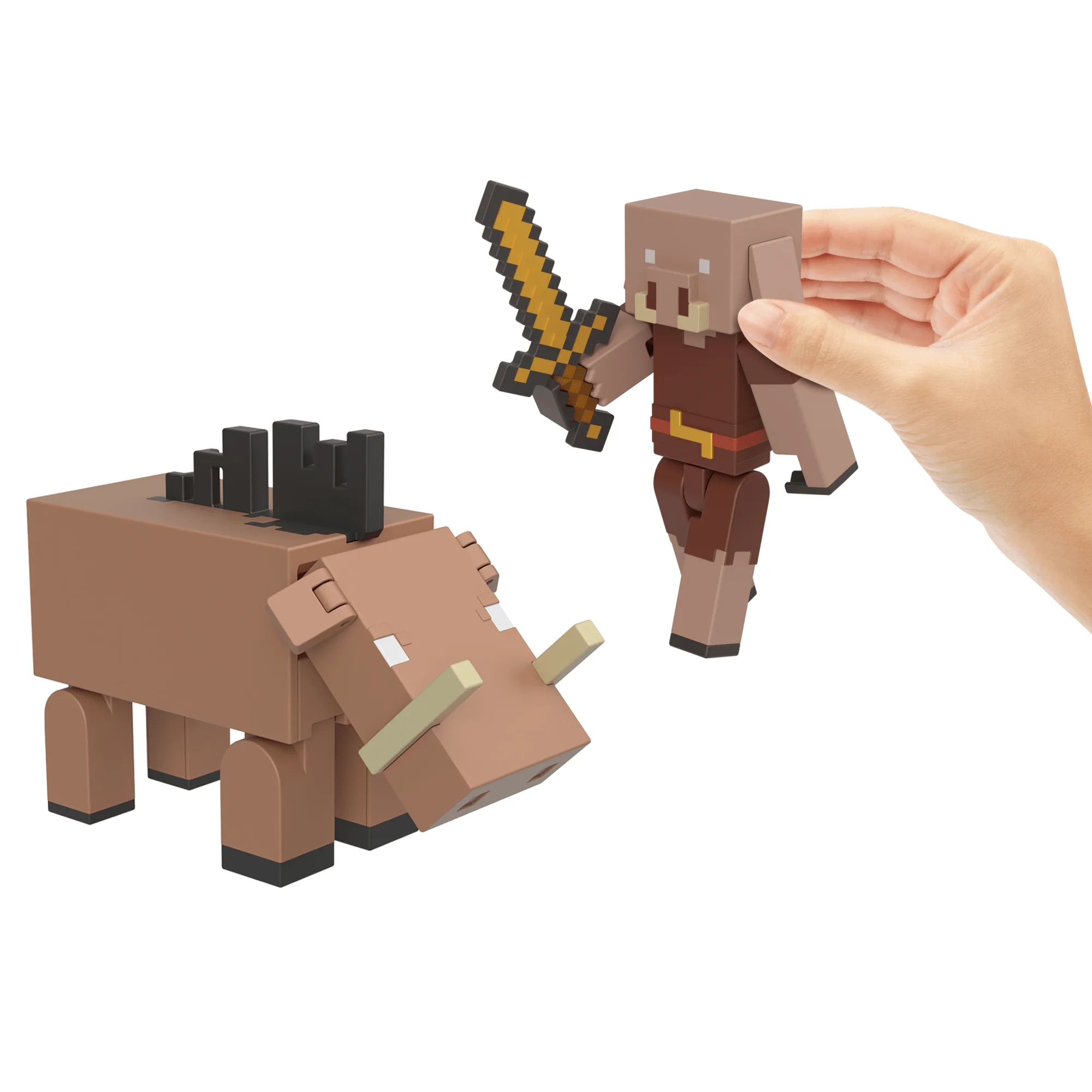 Minecraft Toys, 2-Pack Of Action Figures, Gifts For Kids