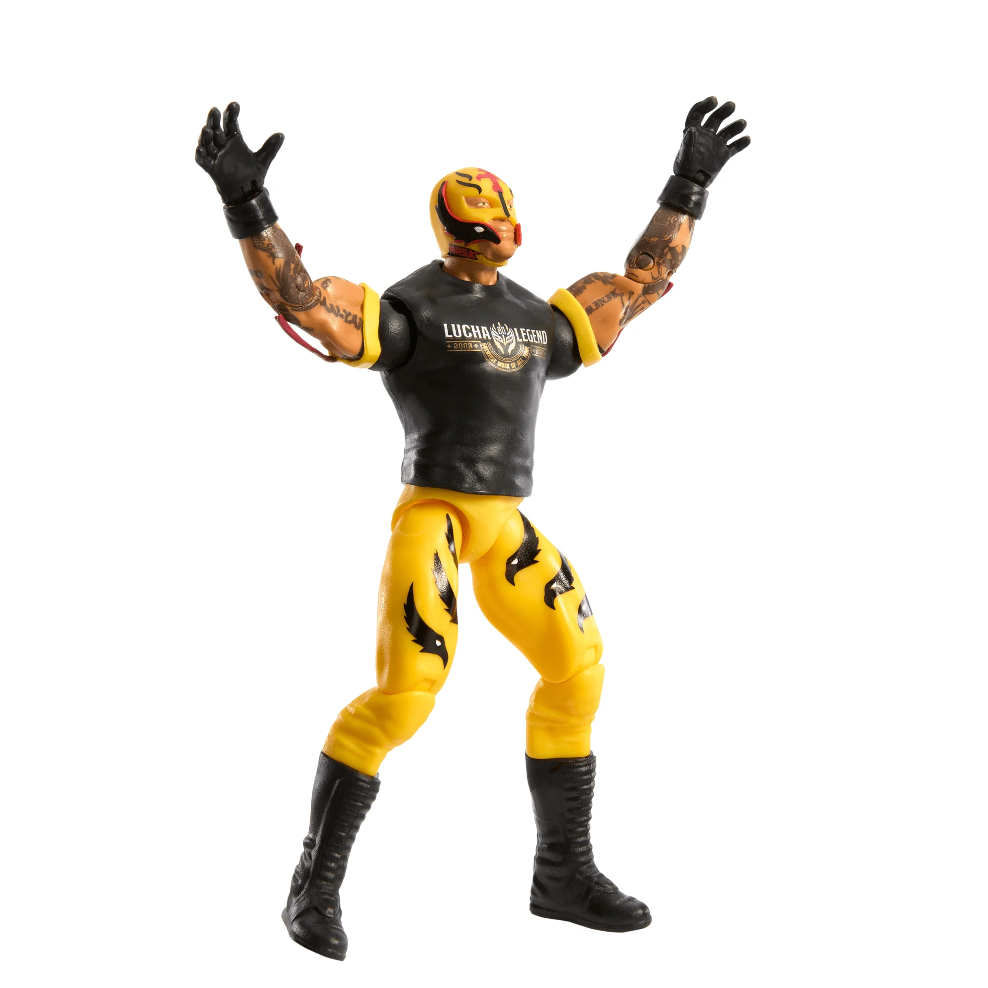 WWE Rey Mysterio Action Figure, 6-inch Collectible Superstar With Articulation & Life-Like Look