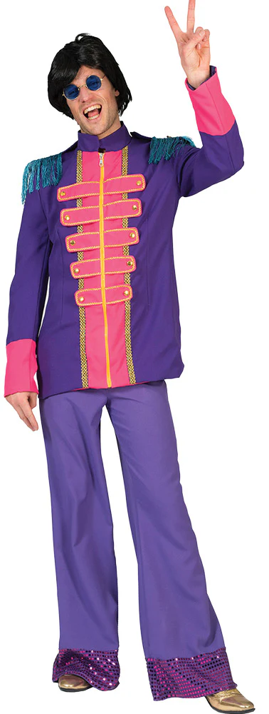 Groovy Purple Haze Hippie Jacket