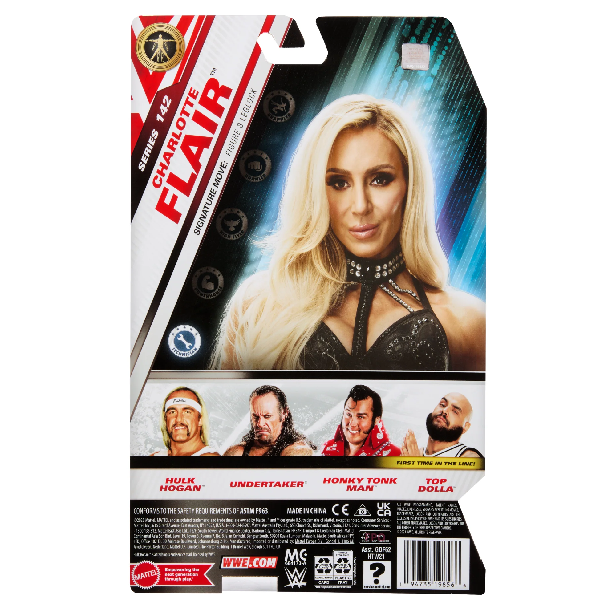 WWE Charlotte Flair Action Figure, 6-inch Collectible Superstar With Articulation & Life-Like Look