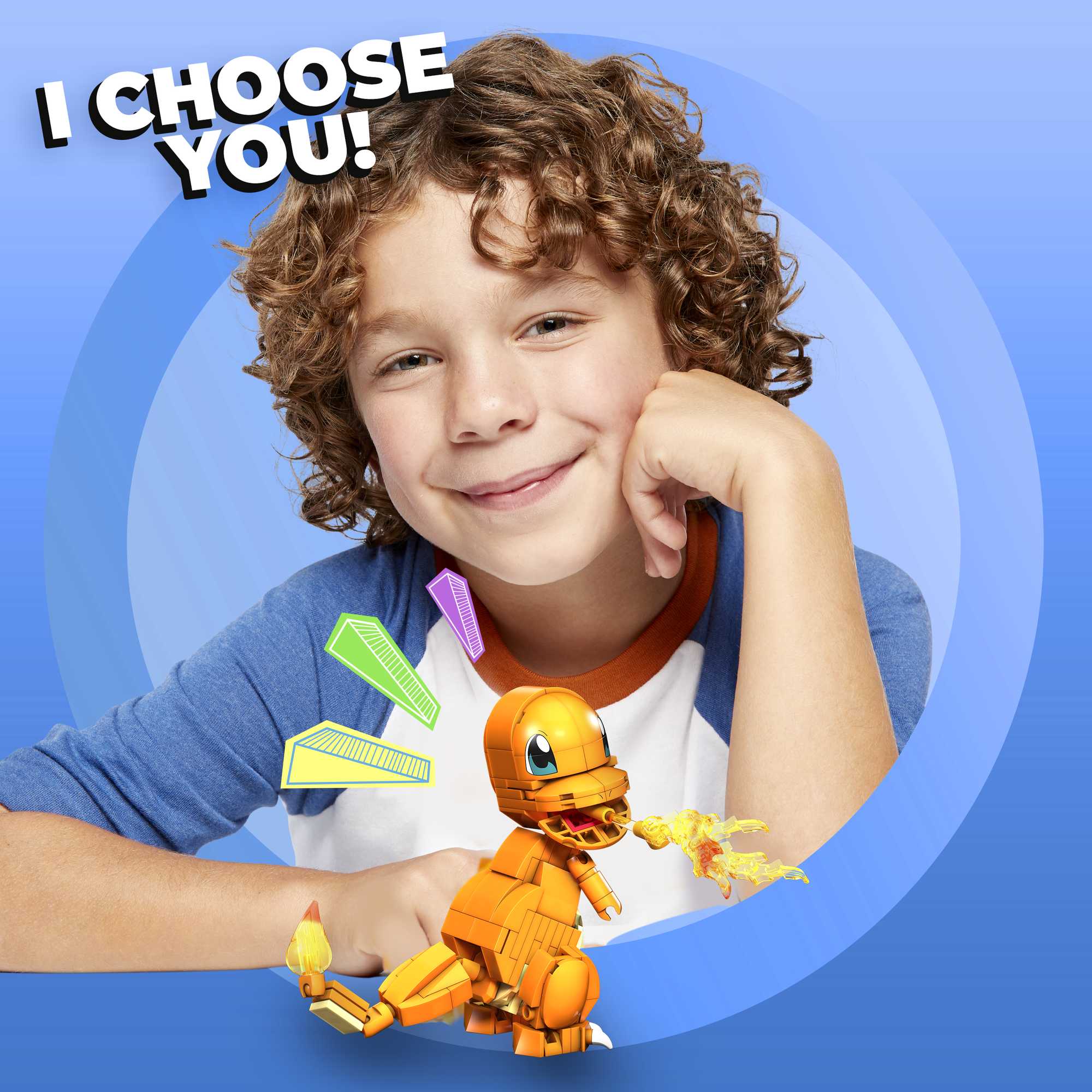 MEGA Pok��mon Build & Show Charmander Toy Building Set, 4 Inches Tall,