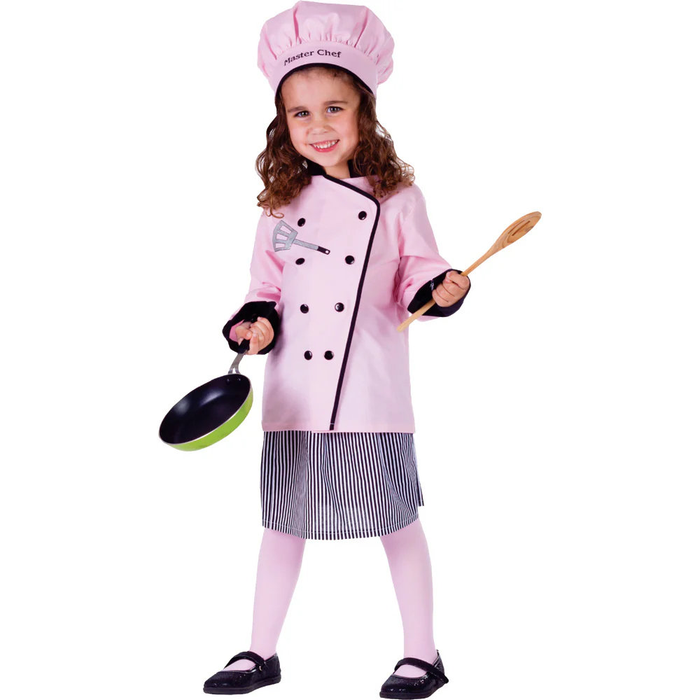 Girls Master Chef Costume Set