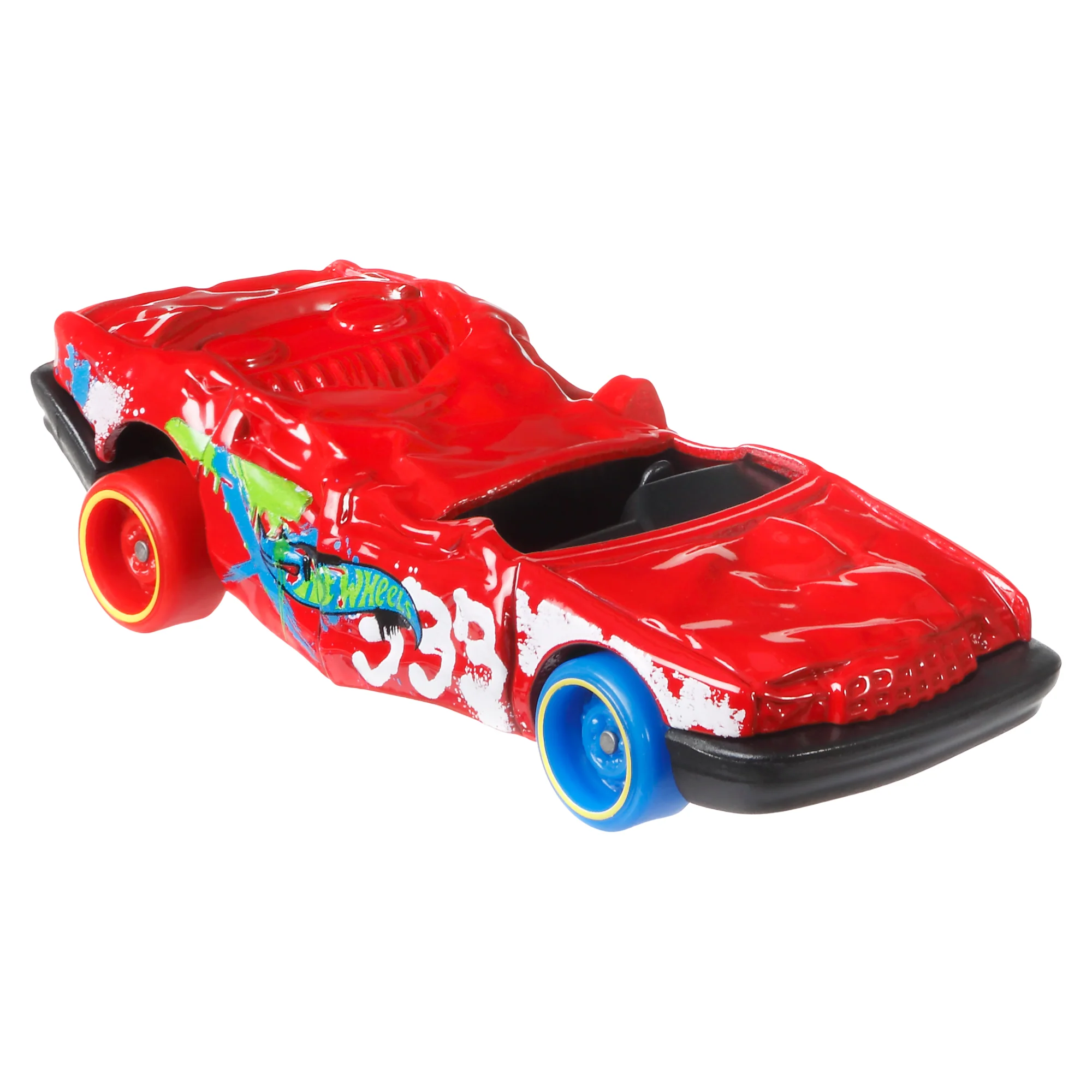 Hot Wheels Monster Trucks Veh��culo de Juguete Cami��n Night Shifter + Sudden Stop (Aplastado)