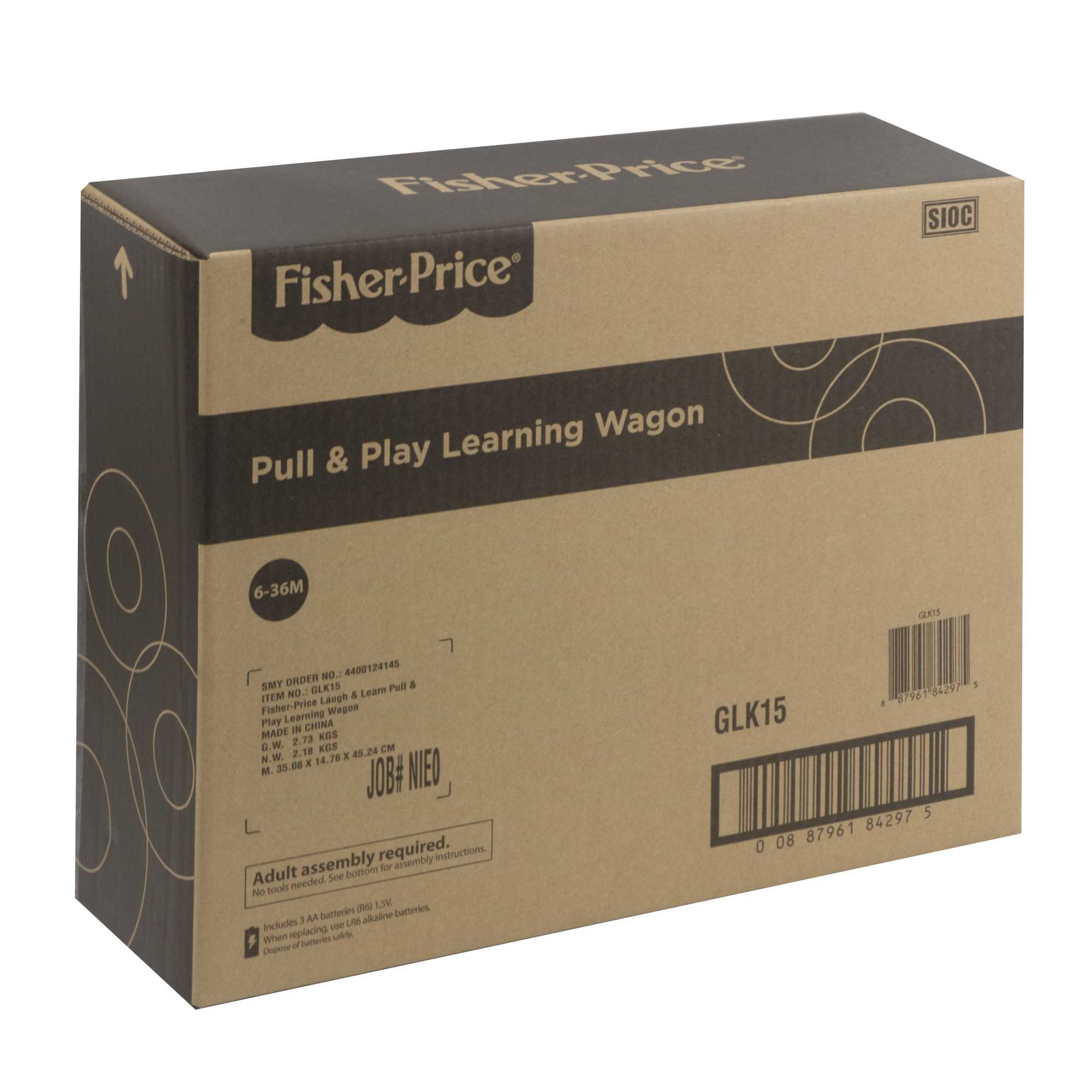 Fisher-Price Laugh & Learn Pull & Play Learning Wagon, Unisex Preschool Toy