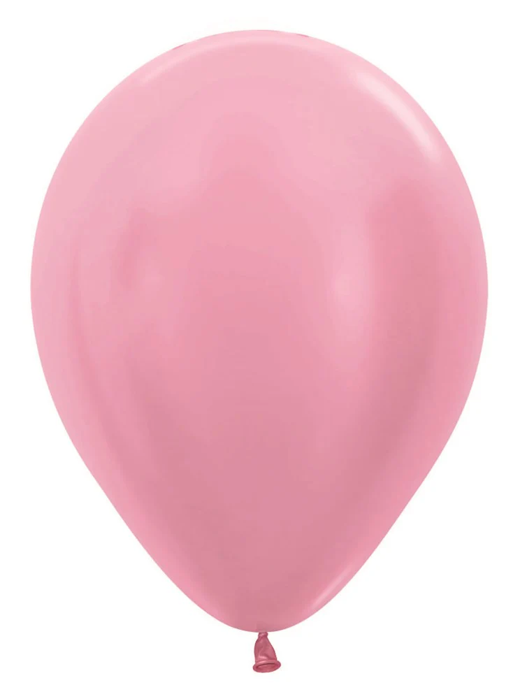 11 inch Sempertex Pearl Pink Latex Balloons 100ct