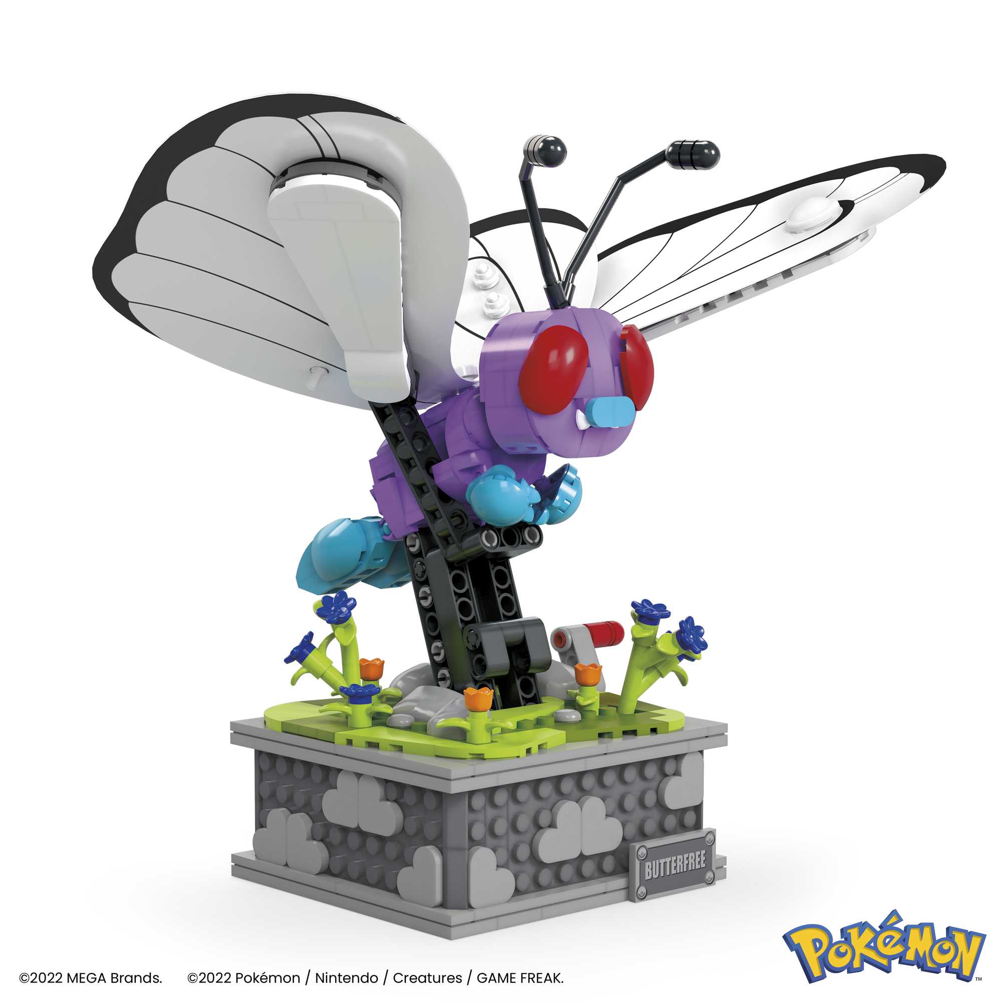MEGA Pok��mon Motion Butterfree With Motion Brick Building Set For Collectors (605 Pcs)