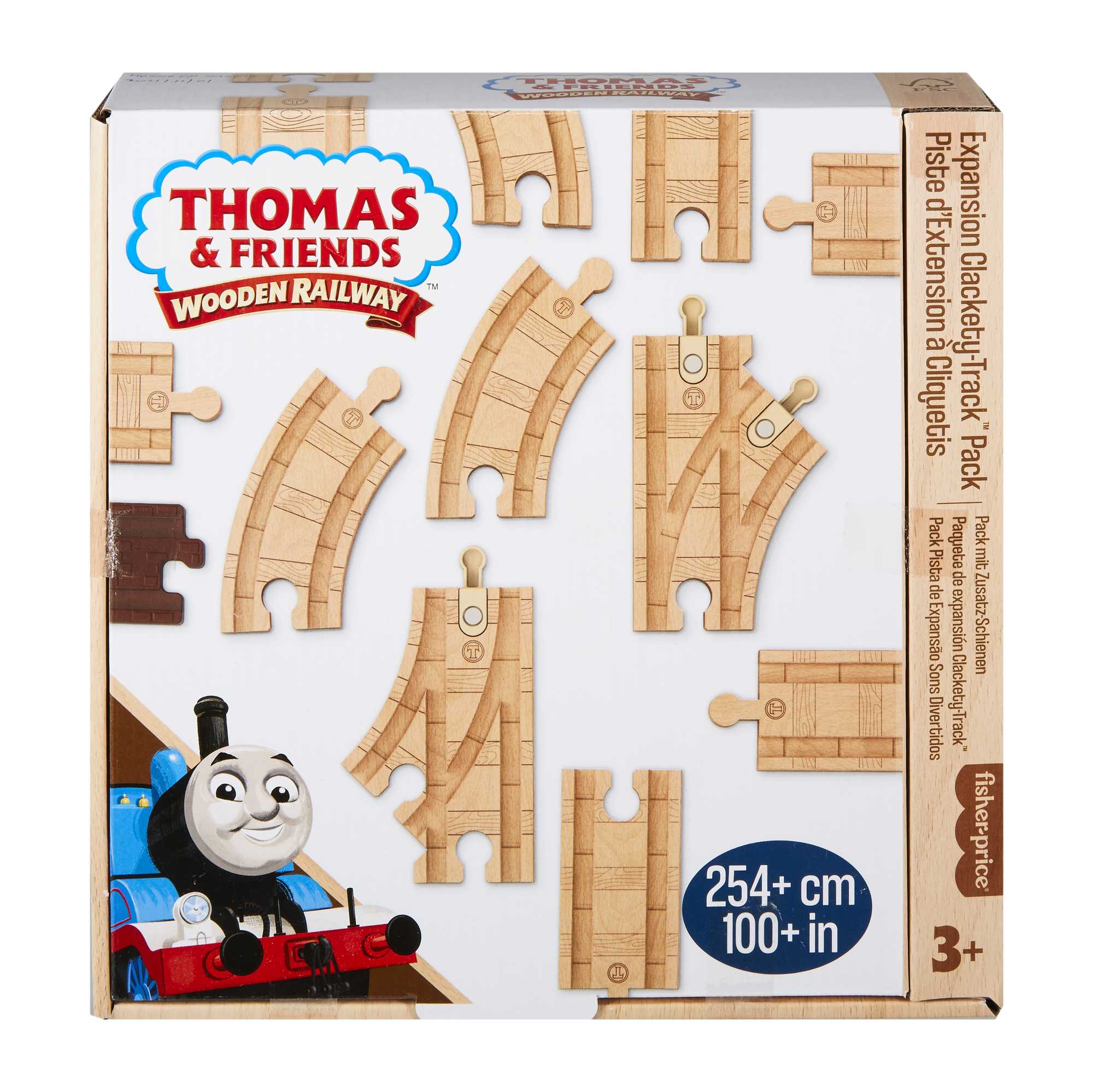 Fisher-Price Thomas & Friends Wooden Railway Expansion Clackety Track Pack