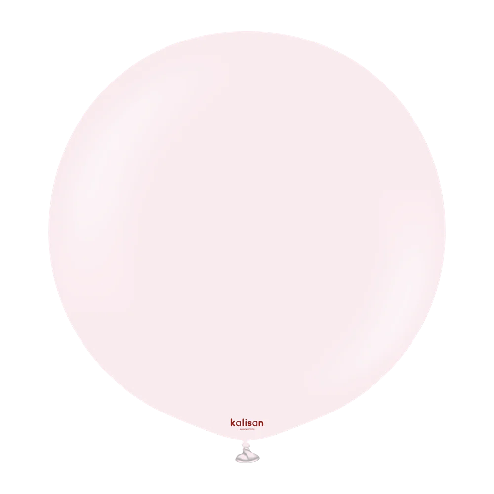 24 inch Kalisan Macaron Pale Pink Latex Balloons 2ct