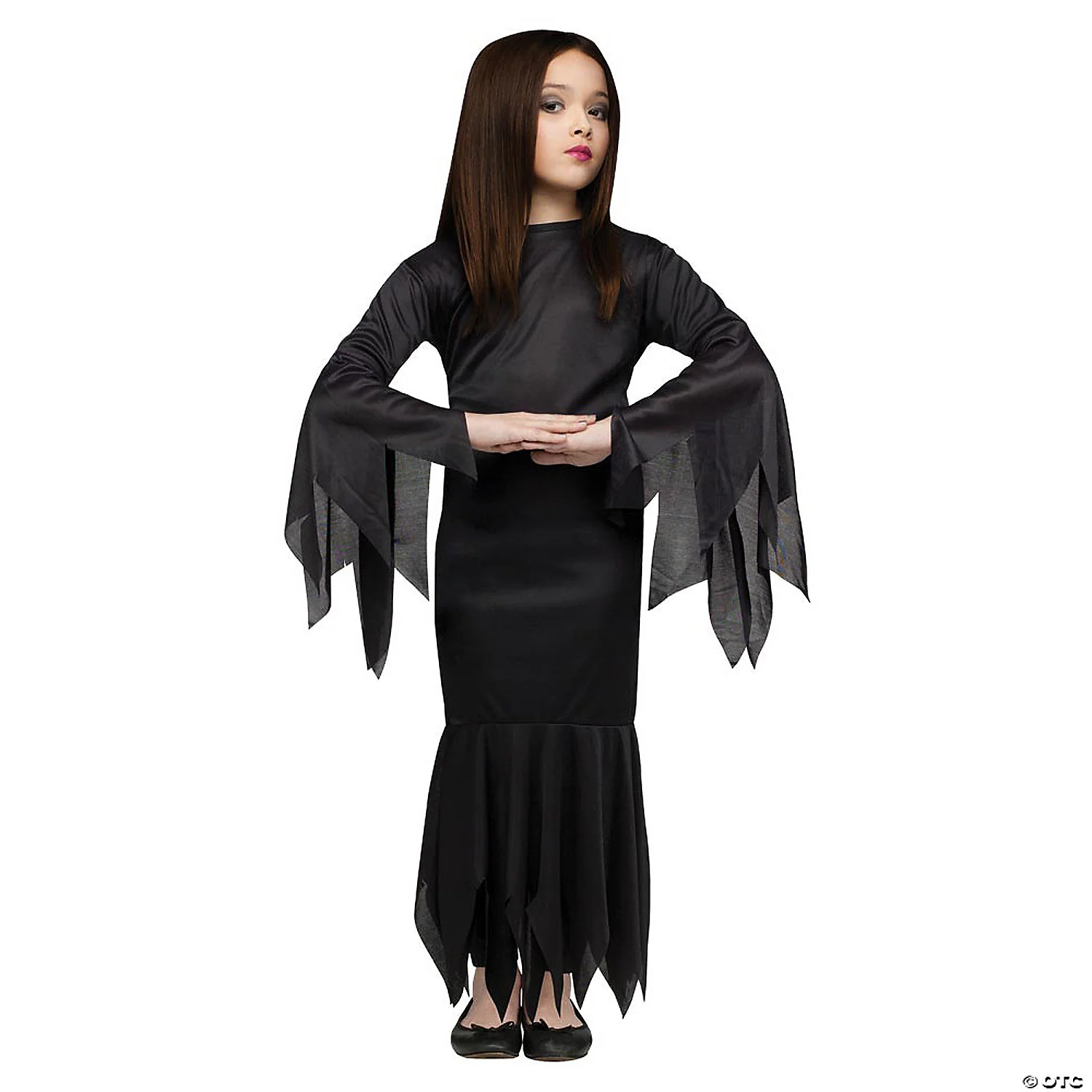 Girla??s The Addams Family Morticia Costume