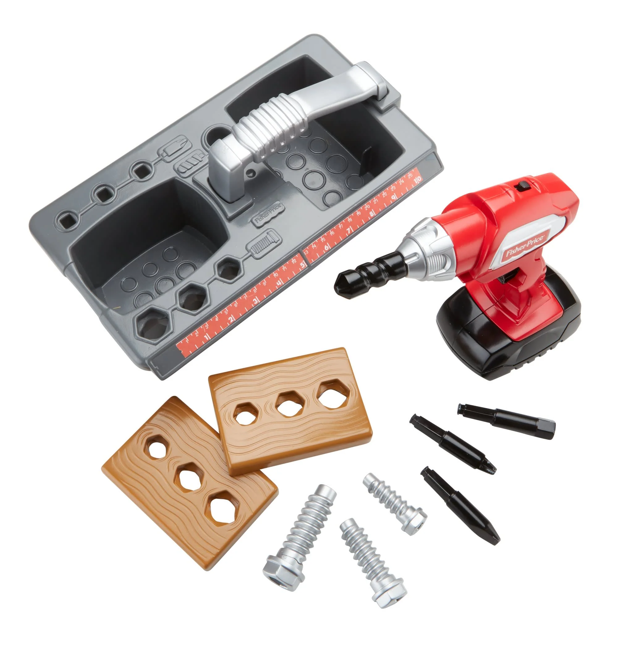 Fisher-Price Drillin' Action Tool Set With Drilling Action Sounds