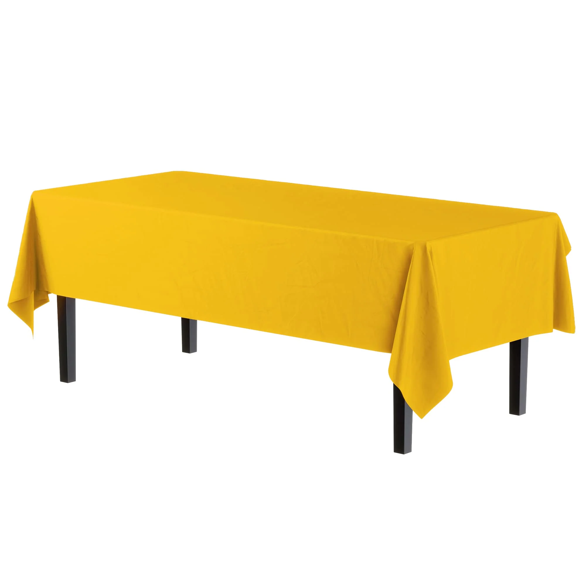 Yellow Plastic Table Cover