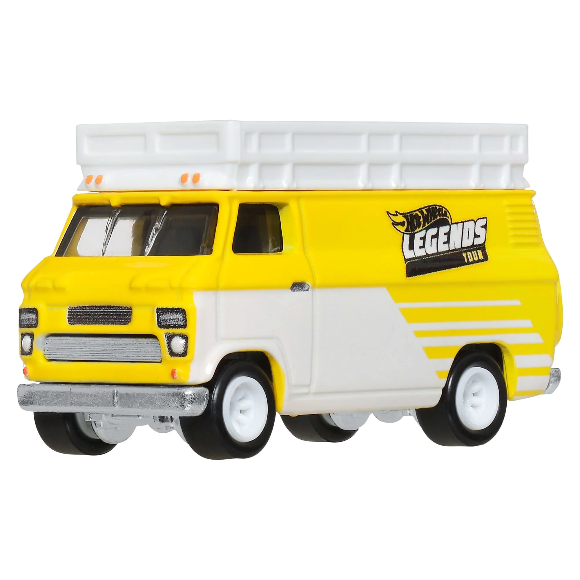 Hot Wheels Legends Tour Team Transport Hauler & Toy Car, 2-Pack Of Premium 1:64 Scale Vehicles