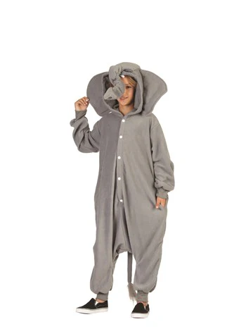 Peanut Elephant Union Suit