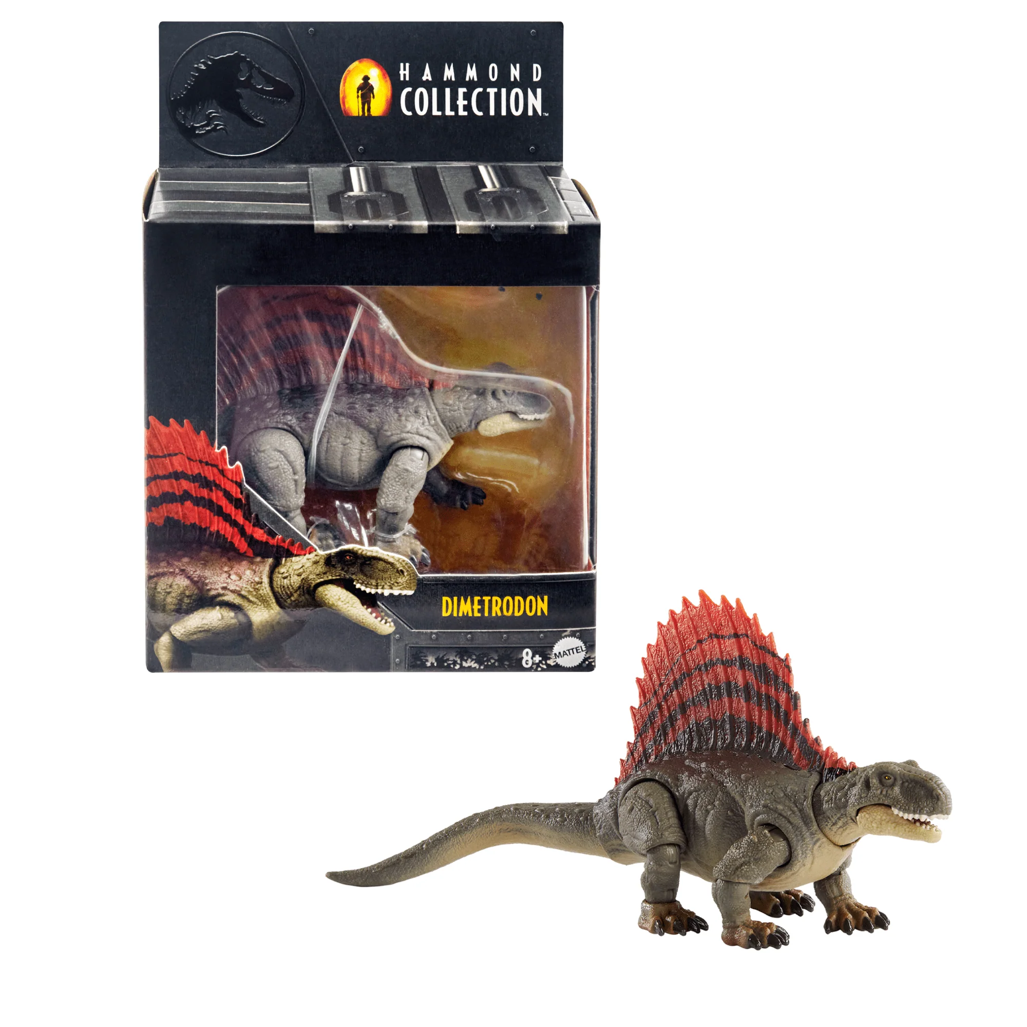 Jurassic World Dominion Hammond Collection Dimetrodon Dinosaur Figure Collectible Toy