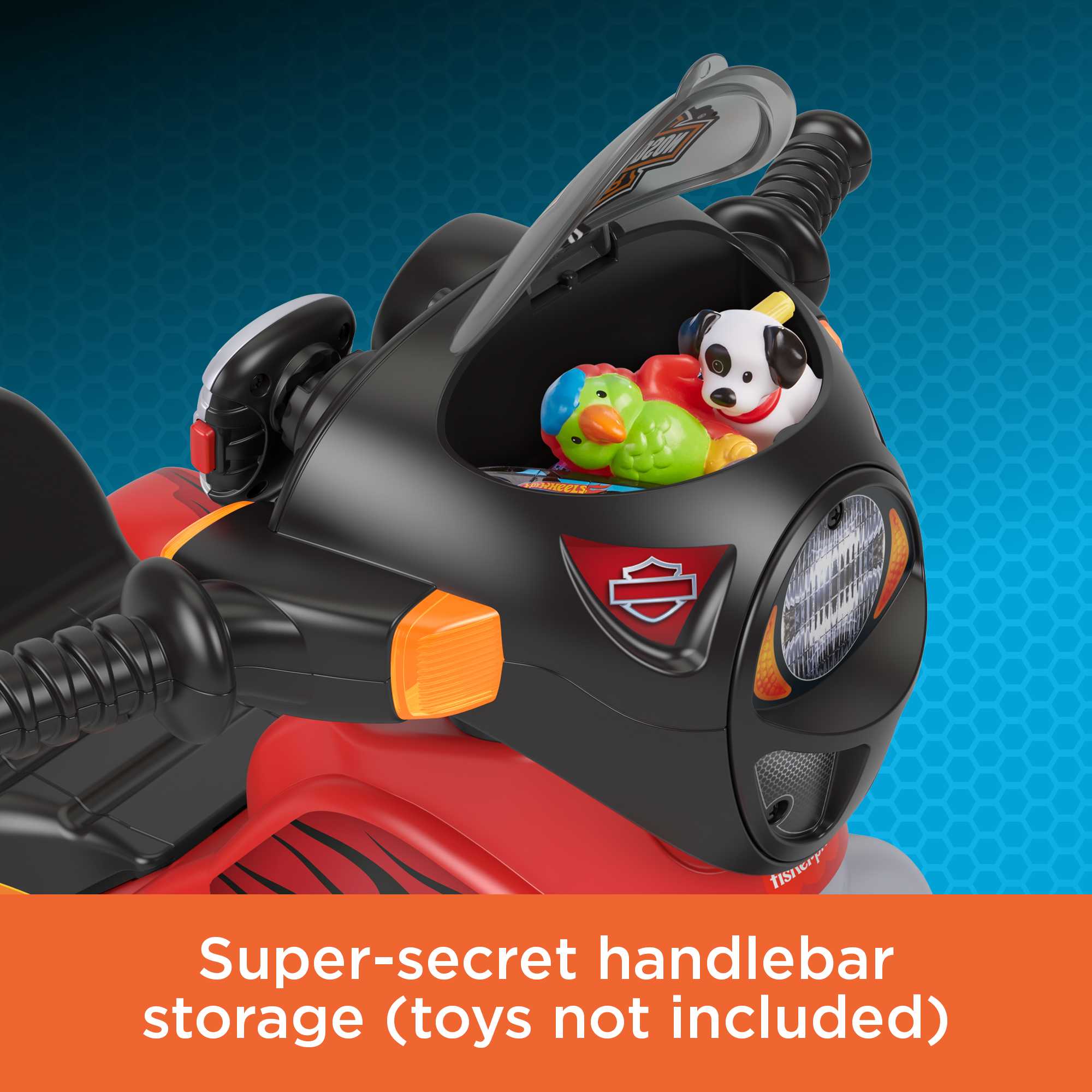 Fisher-Price Harley Davidson Tricycle For Toddlers, Lights & Sounds, Adjustable Seat