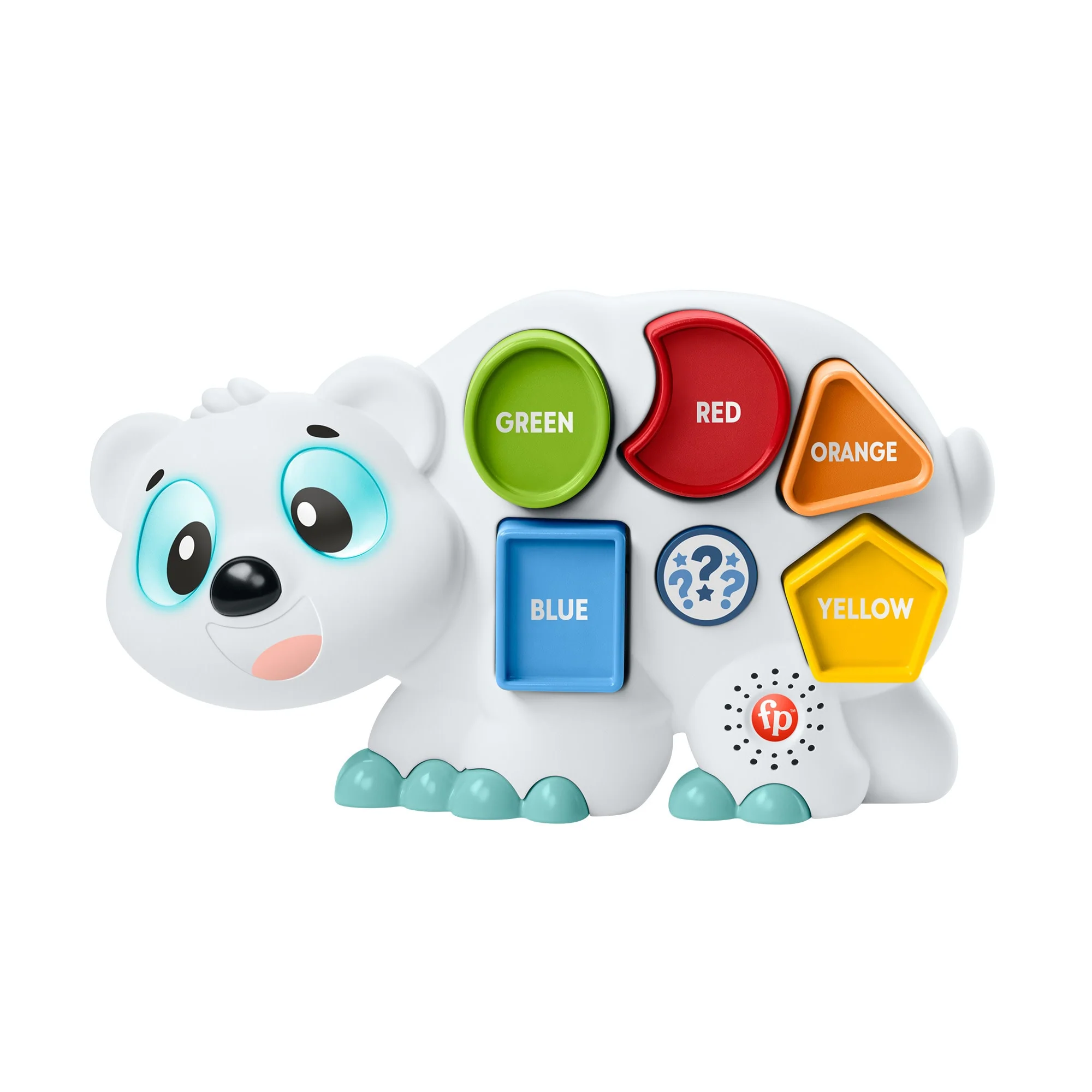Fisher-Price Linkimals Puzzlin�� Shapes Polar Bear Interactive Learning Toy Puzzle For Toddlers