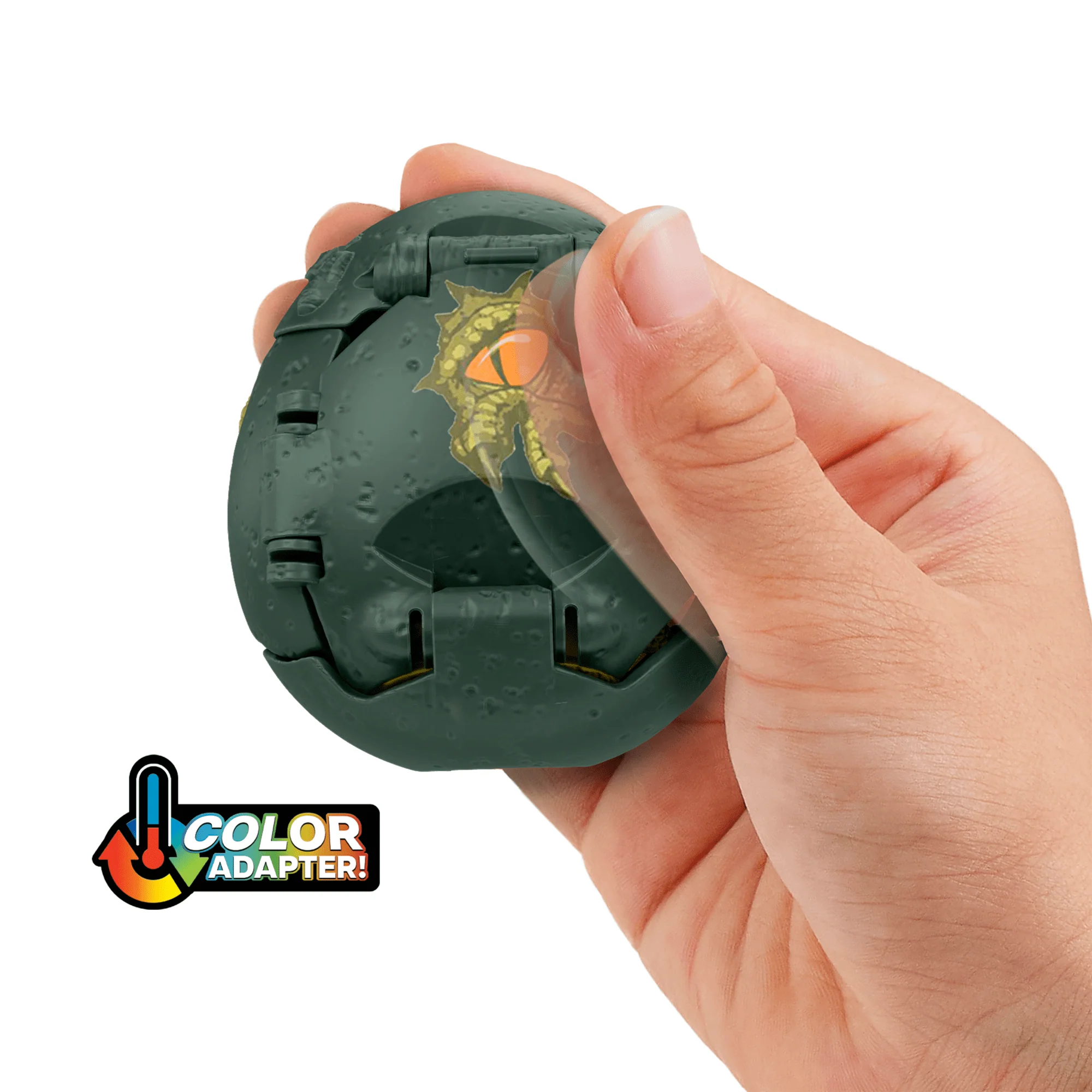 Jurassic World Egg To Dilophosaurus Transforming Toy, Hidden Hatchers With Color Adapter