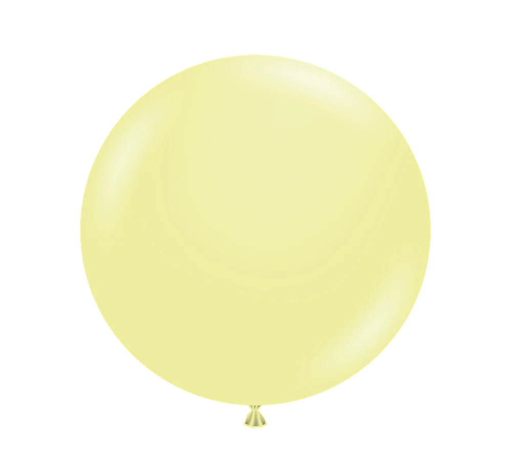 Tuftex Lemonade 17 inch Latex Balloons 25ct