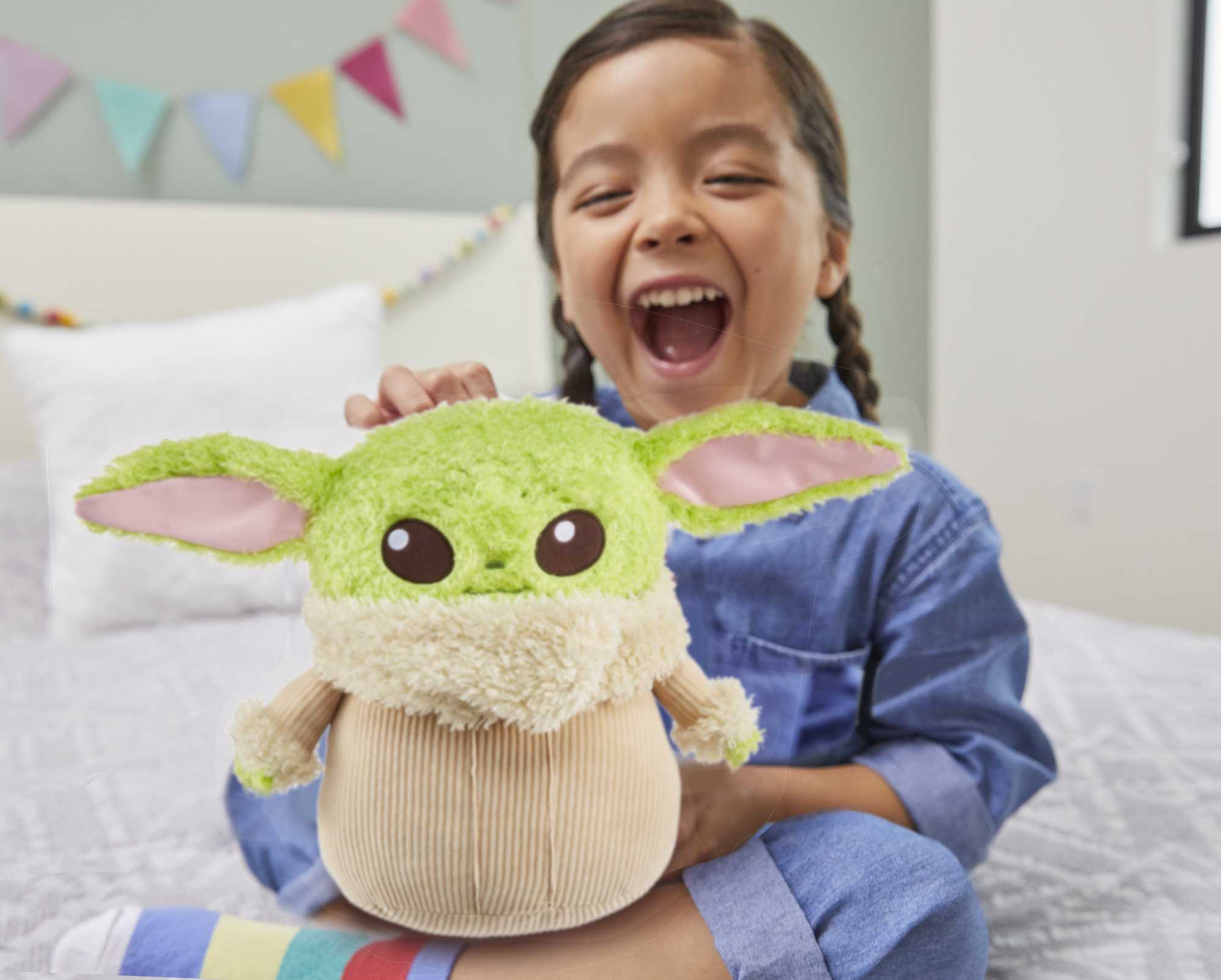 Star Wars Toys, Grogu Plush Figure, Soft 'n Fuzzy, Kids Gifts