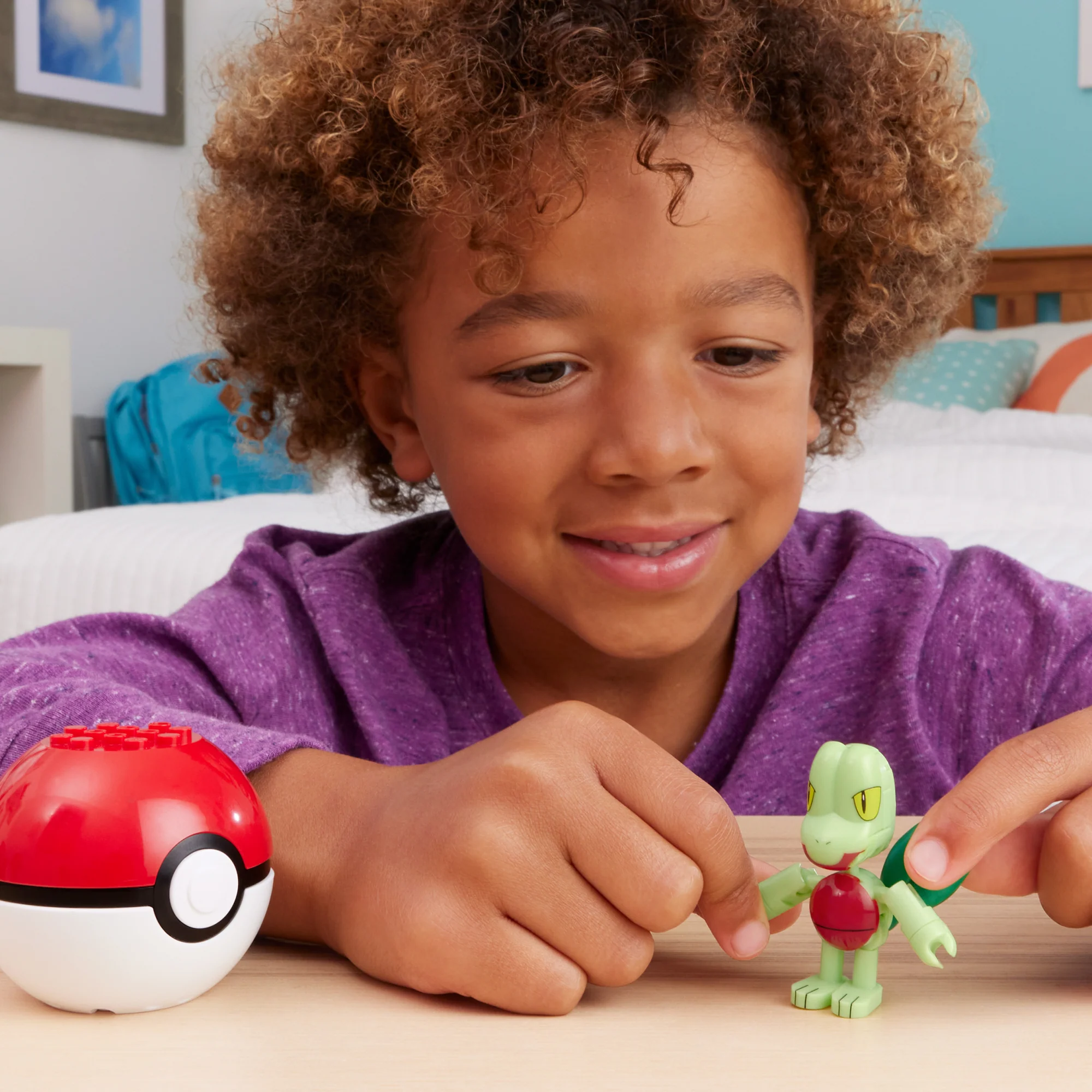 MEGA Pok��mon Treecko Building Toy Kit, Poseable Action Figure (22 Pieces) For Kids