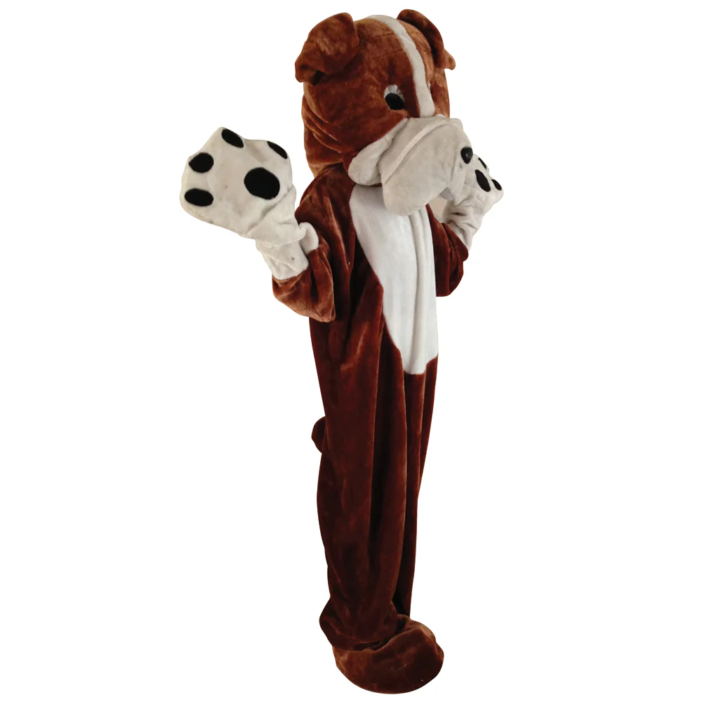 Cozy Bulldog Mascot Outfit