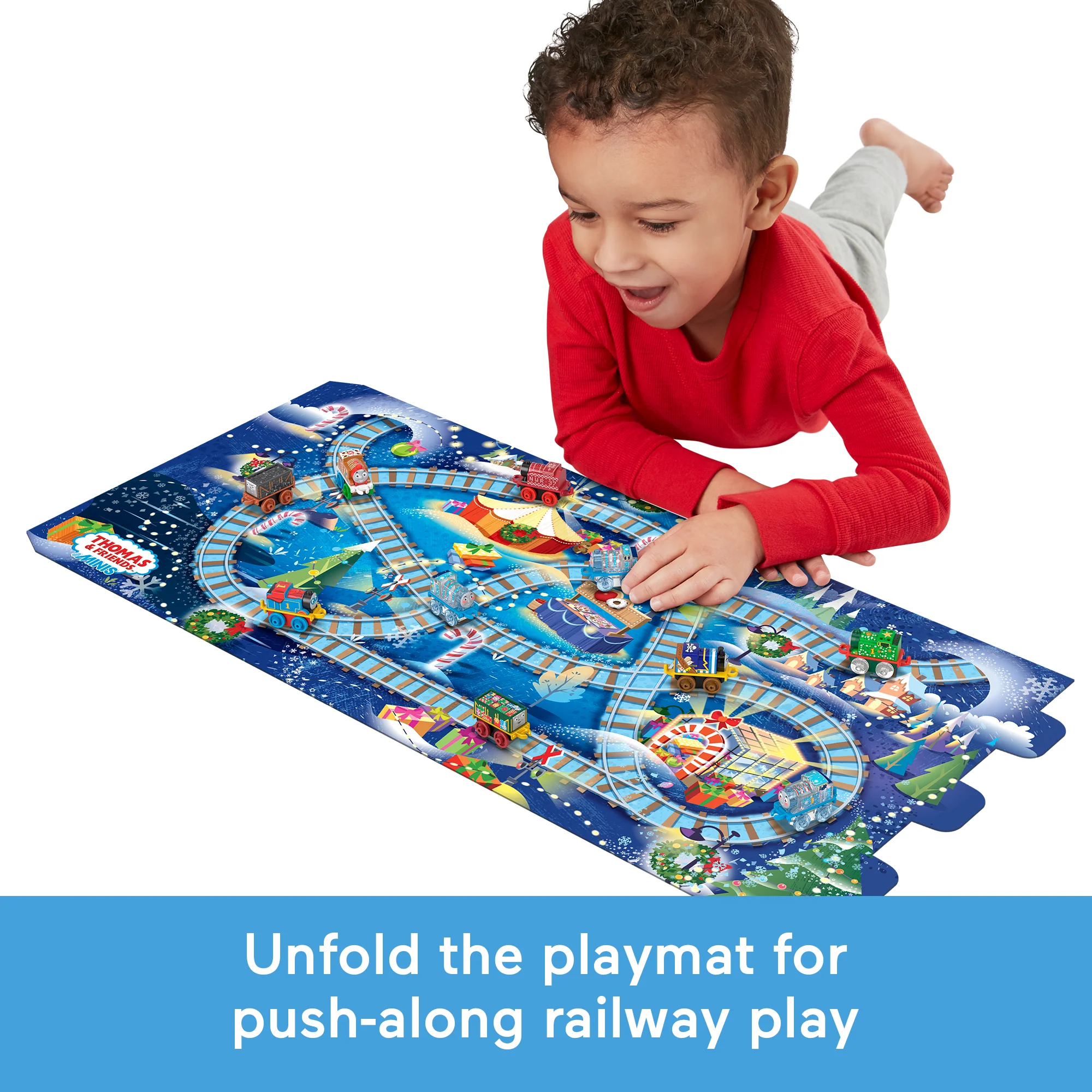 Thomas & Friends Minis Advent Calendar 2024, 24 Miniature Toy Trains For Preschool Kids