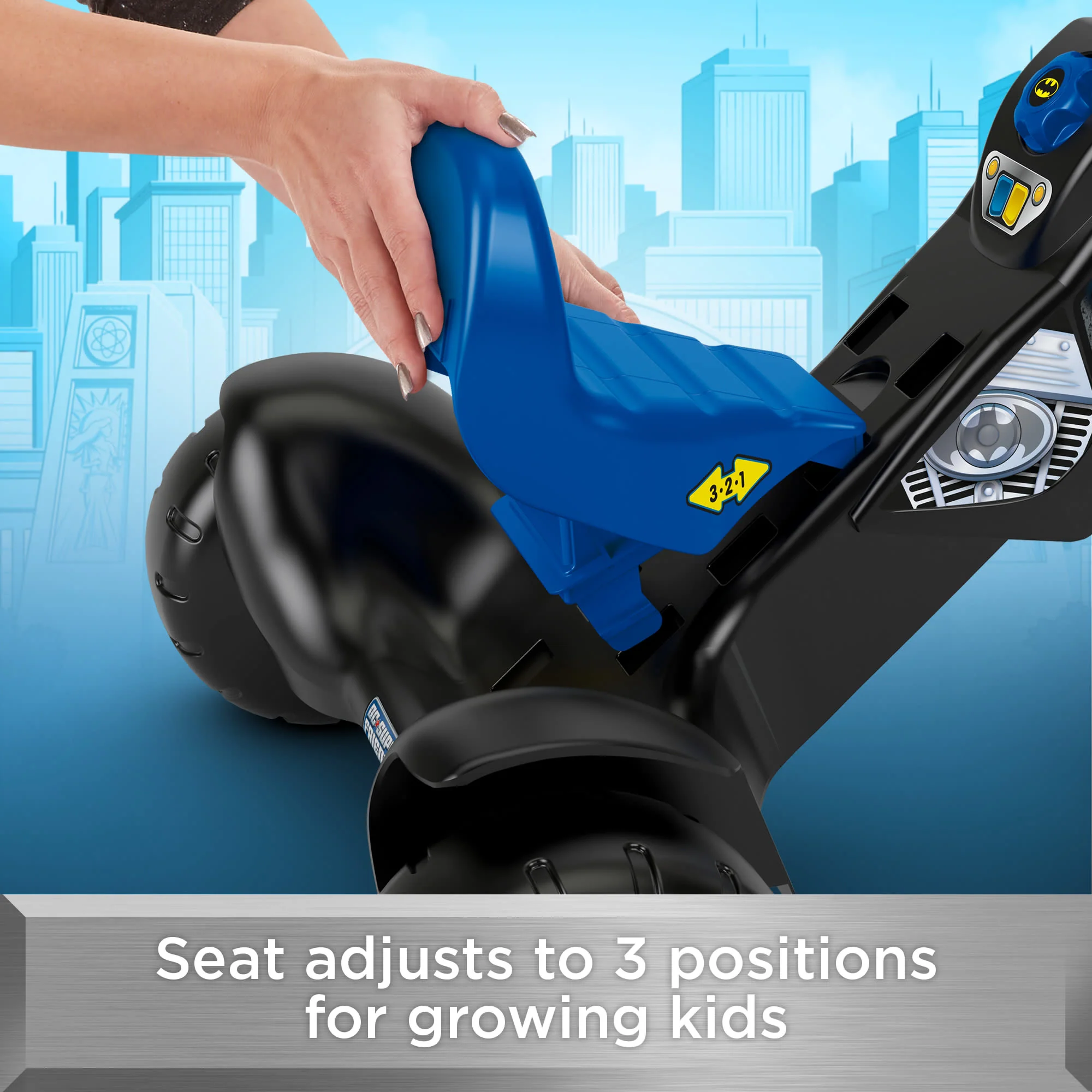 DC Super Friends Batman Lights & Sounds Trike