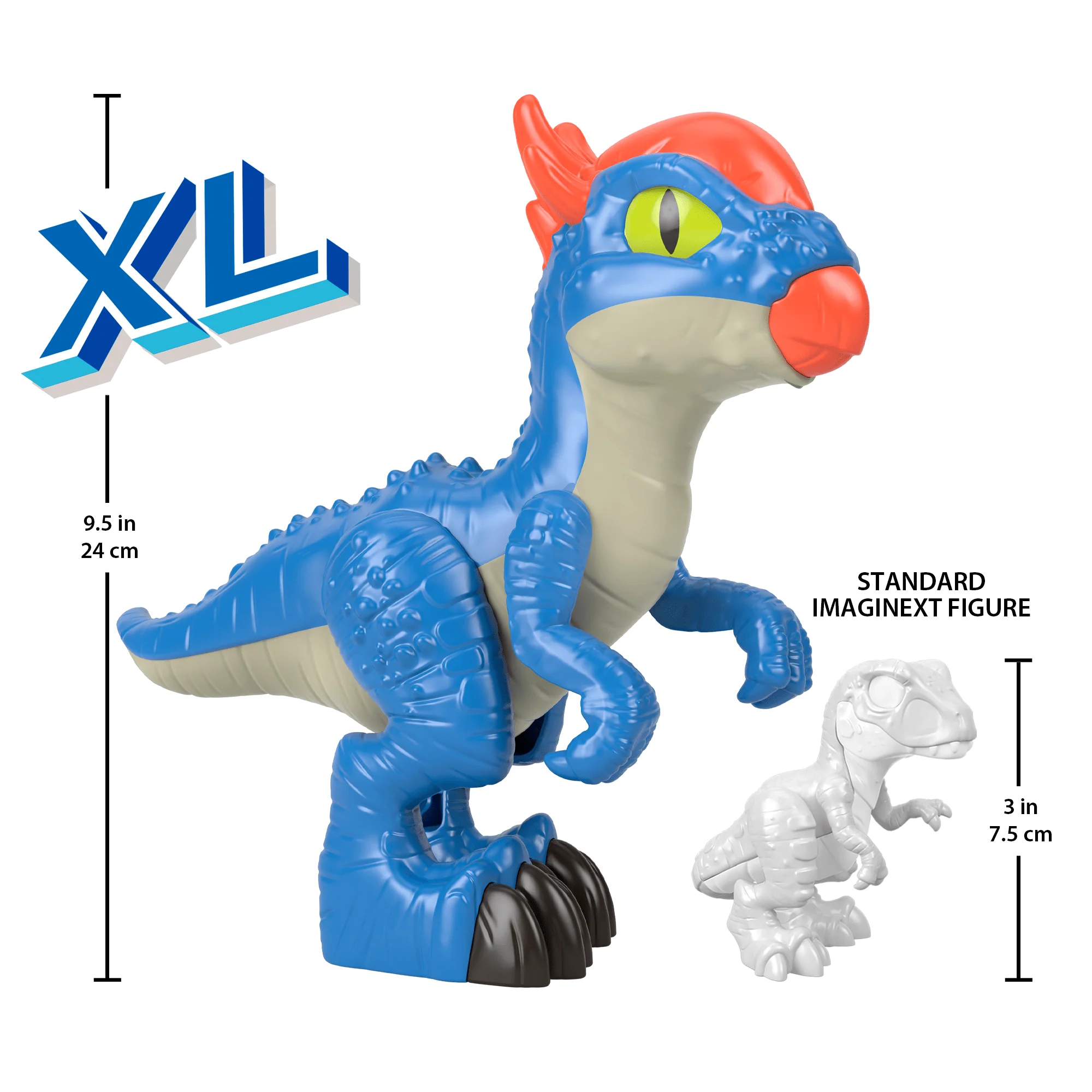 Imaginext Jurassic World Stygimoloch XL 10-inch Poseable Dinosaur Toy For Preschool Kids