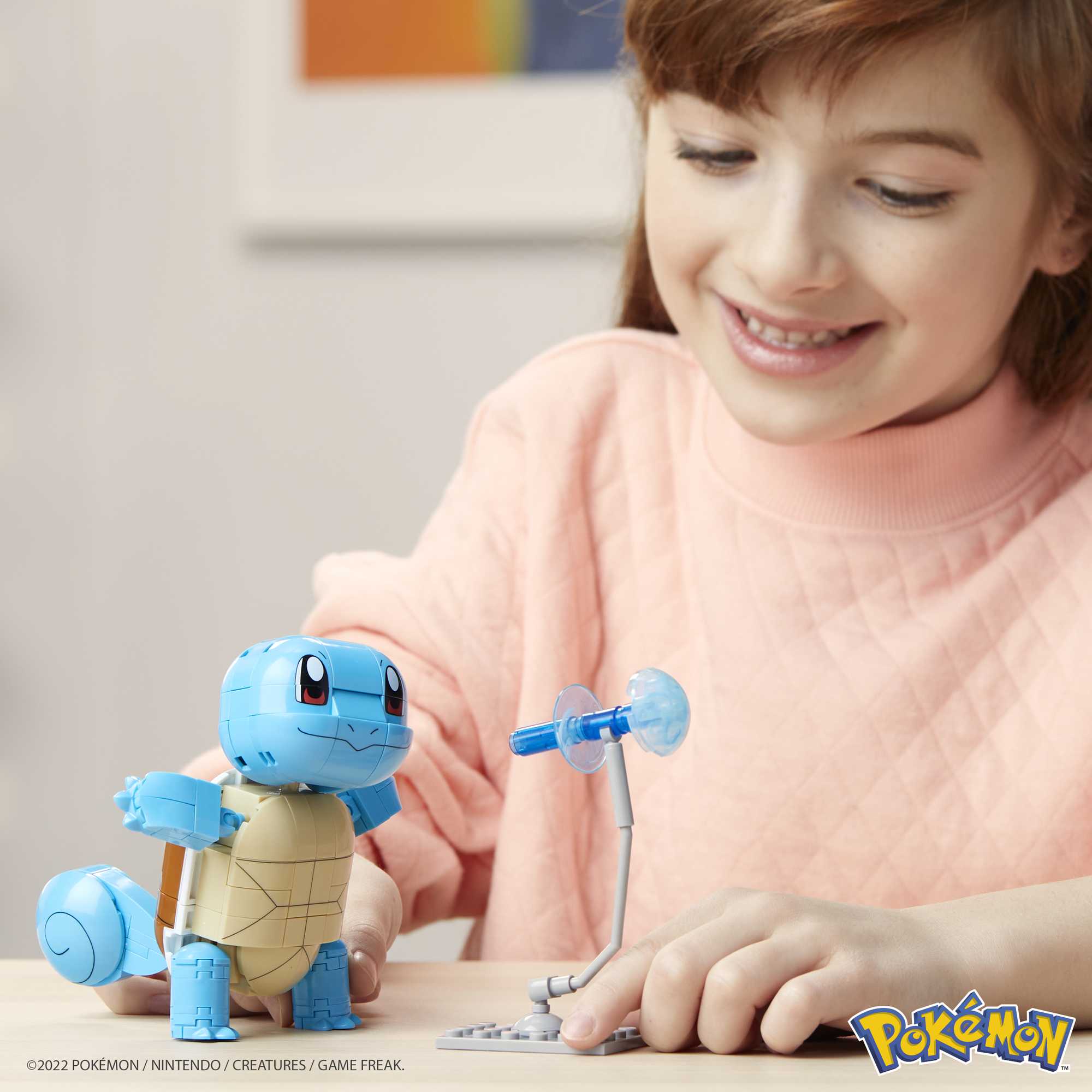 MEGA Pok��mon Building Toy Kit Build & Show Squirtle (199 Pieces) For Kids