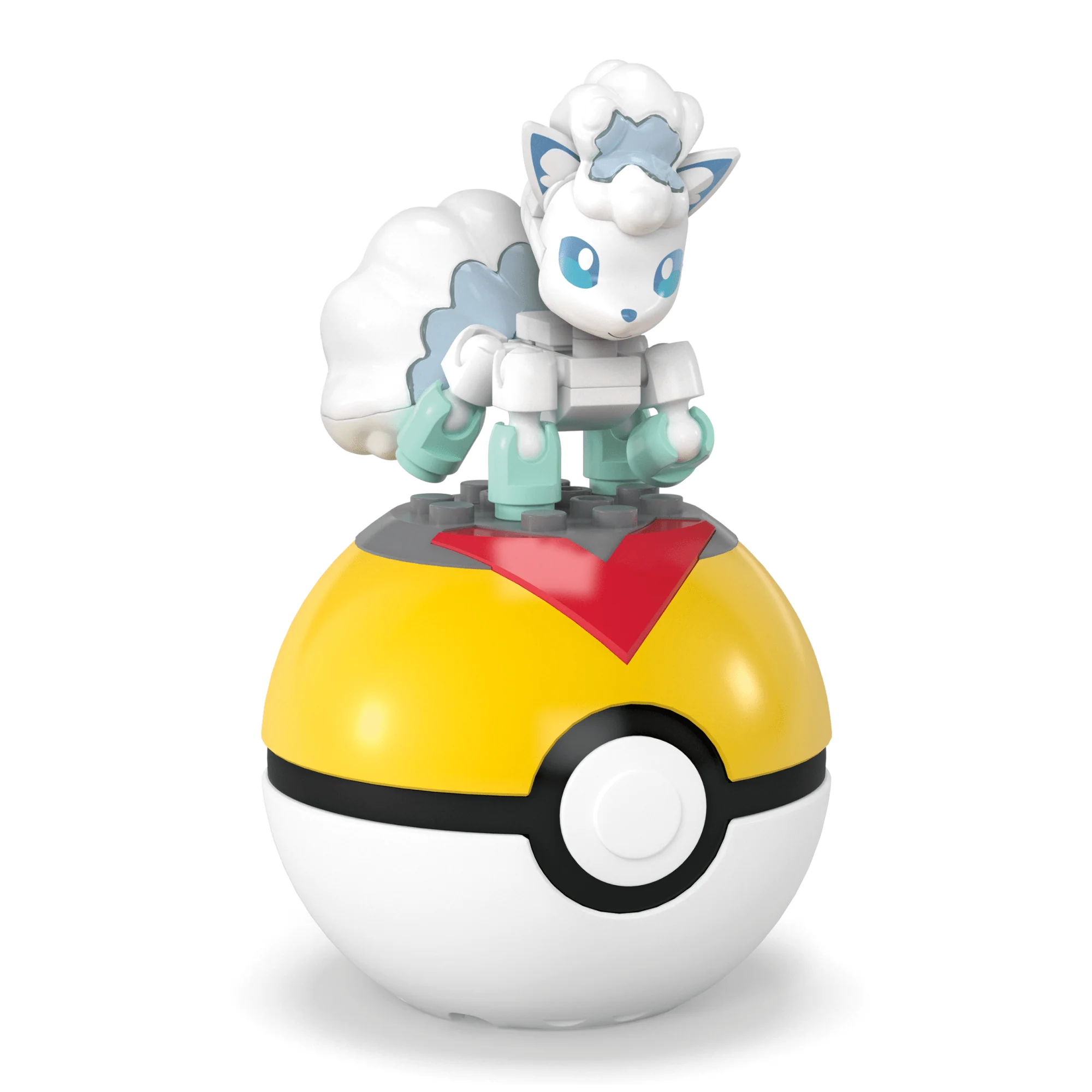 MEGA Pok��mon Alolan Vulpix Building Toy Kit, Poseable Action Figure (28 Pieces) For Kids