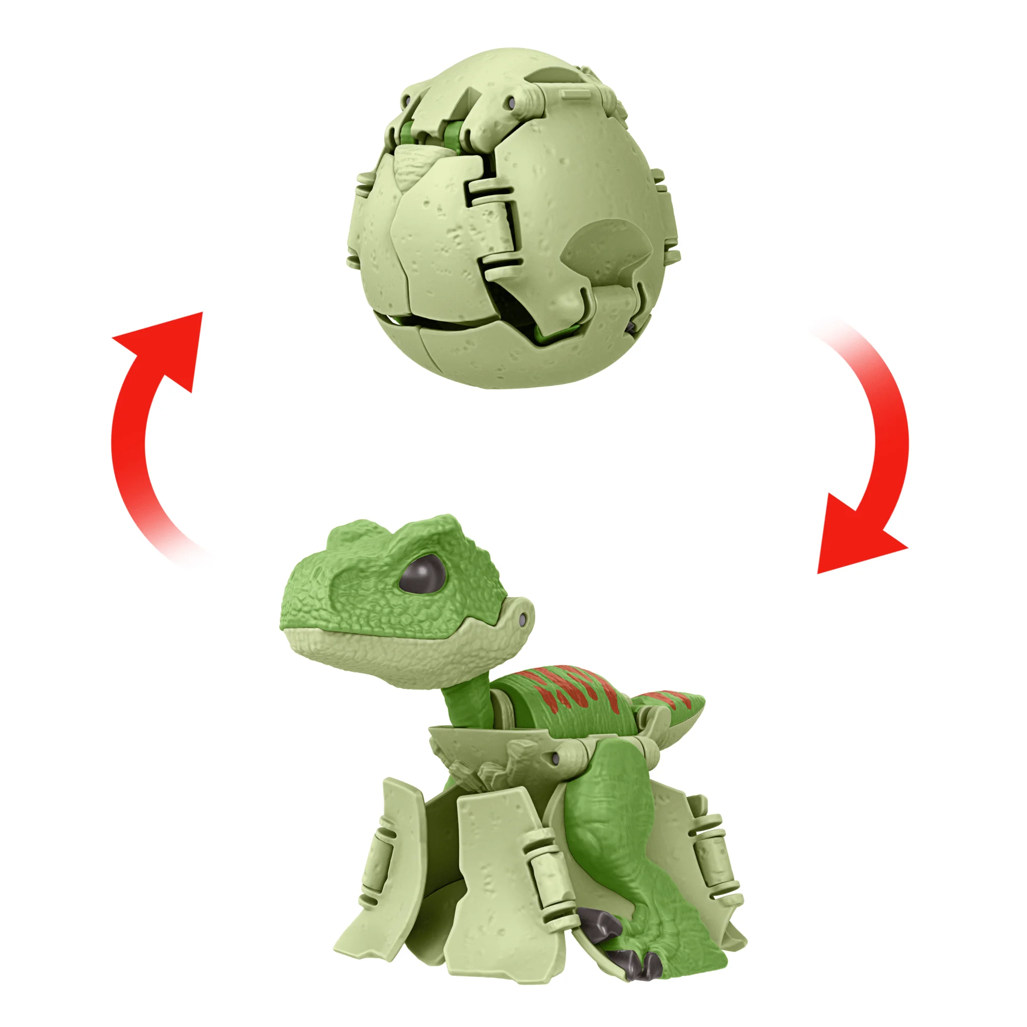Jurassic World Egg To Velociraptor Dinosaur Transforming Toy Hidden Hatchers