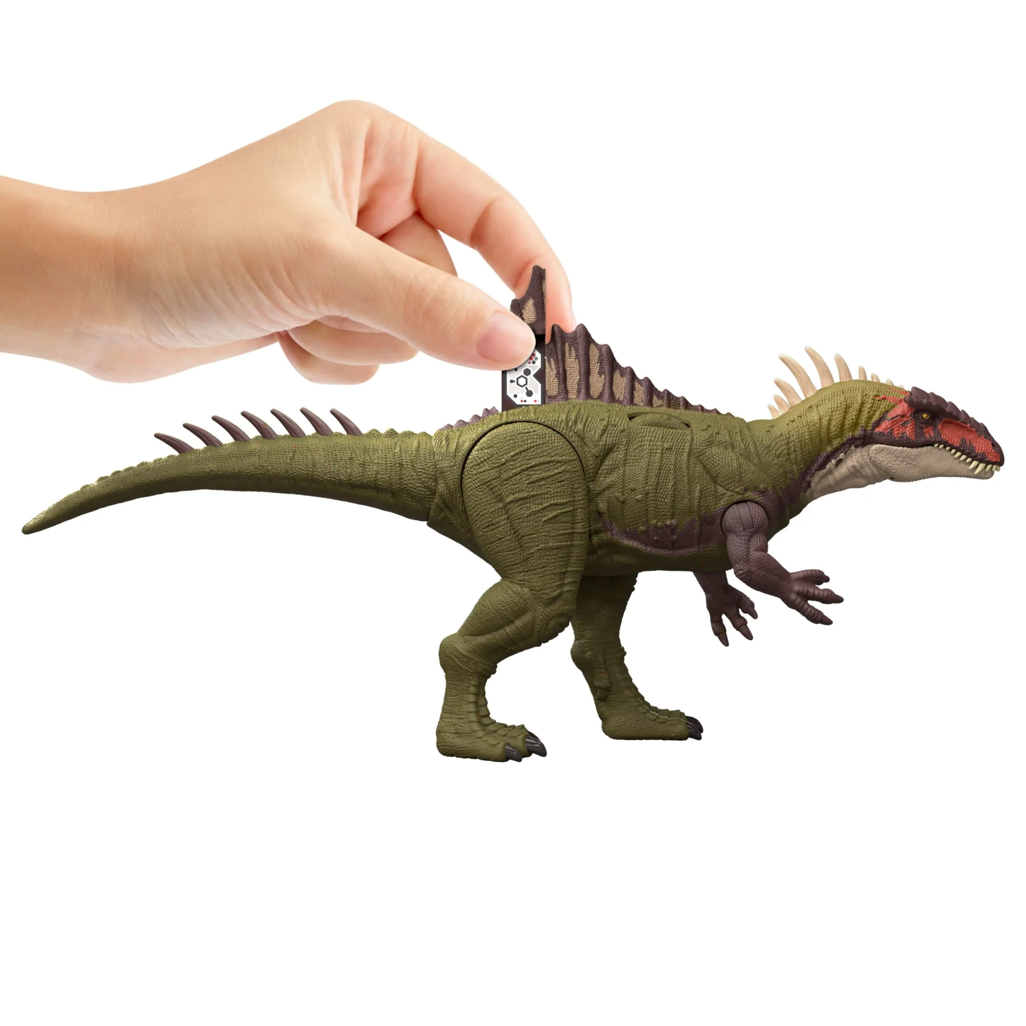 Jurassic World Battle Roarin�� Becklespinax Dinosaur Action Figure Toy, Rampage Strike