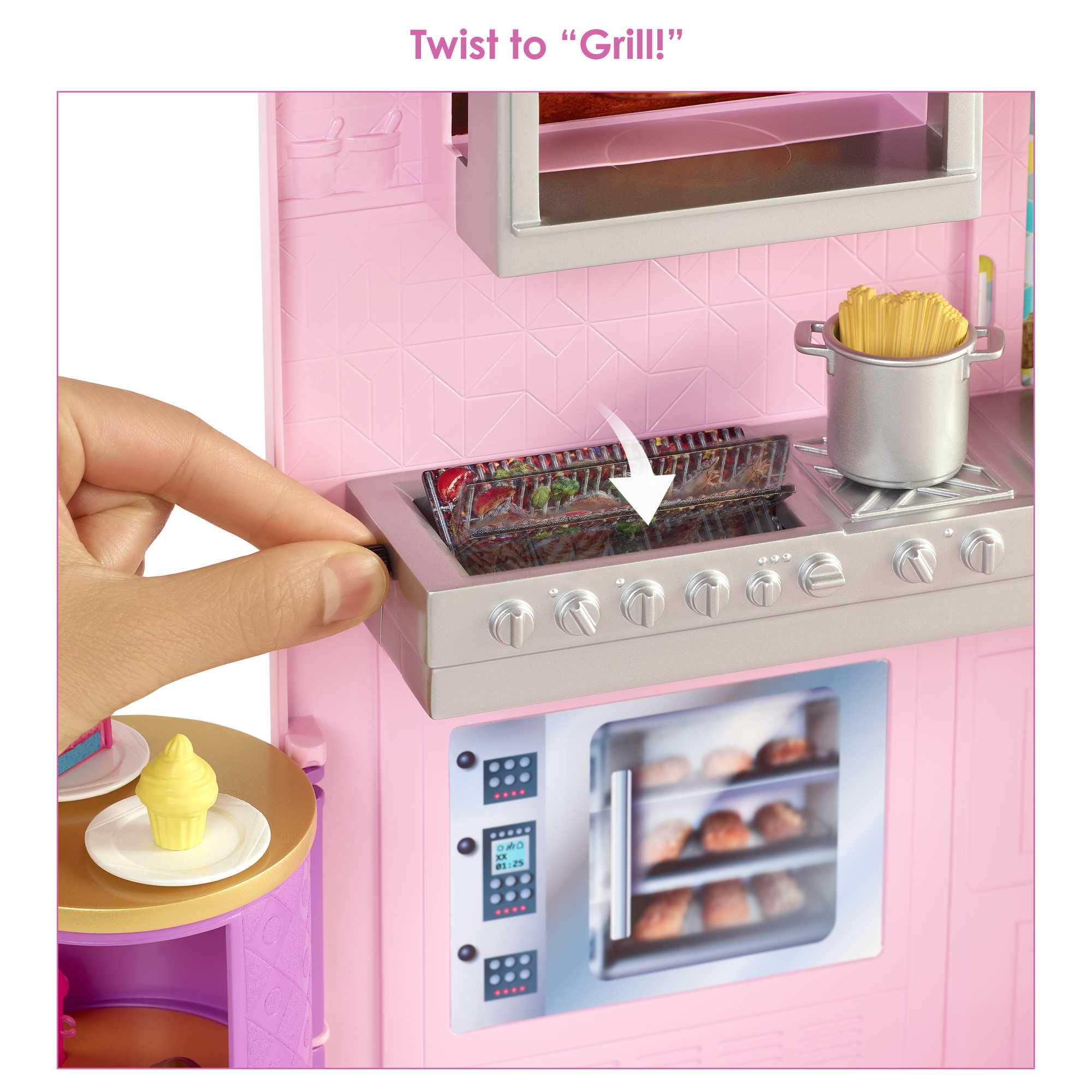 Barbie Cook ��n Grill Restaurant Doll And Playset