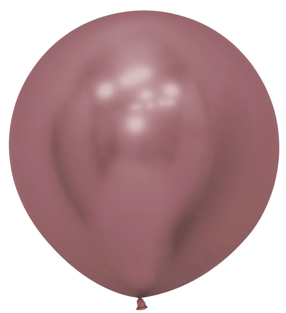 24 inch Sempertex Reflex Pink Latex Balloons 10ct