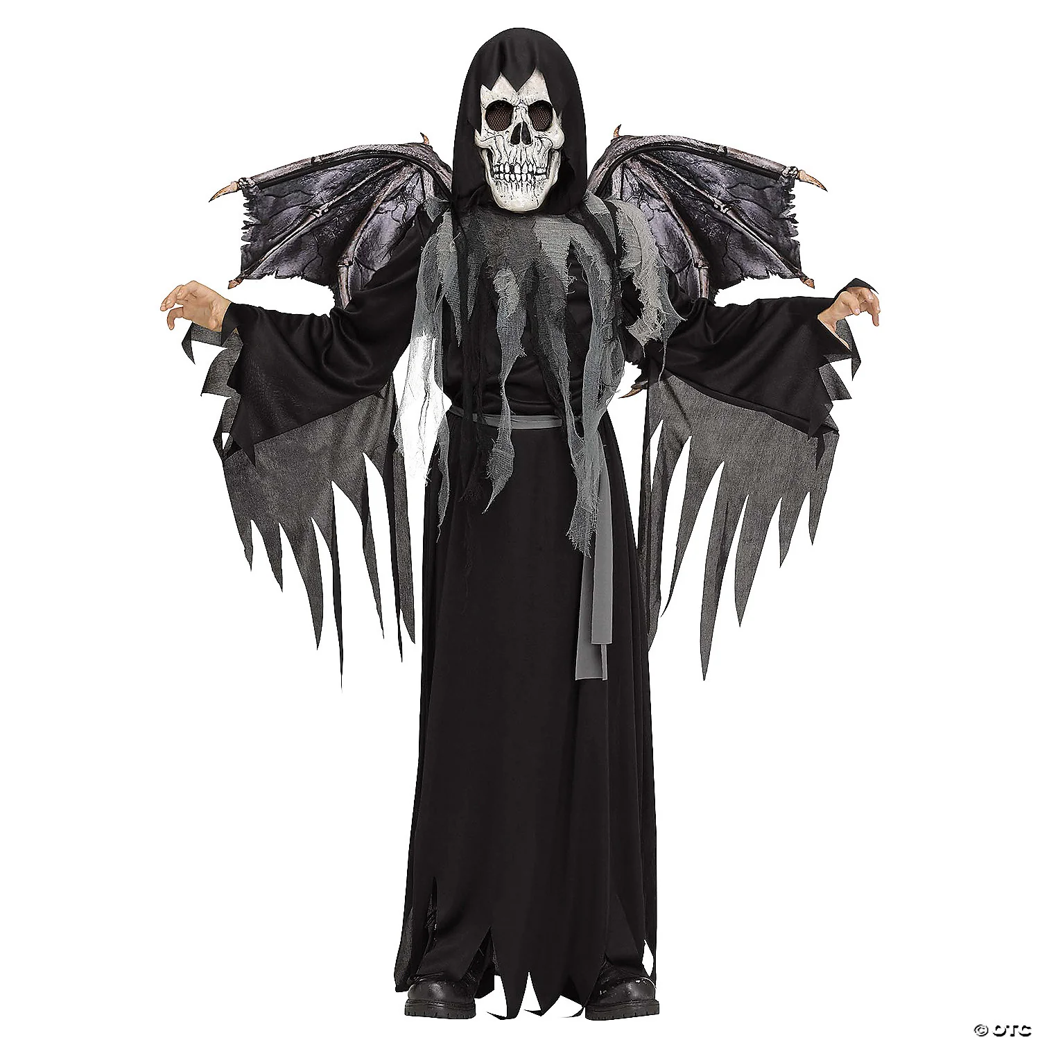 Kids' Winged Reaper Costume Large