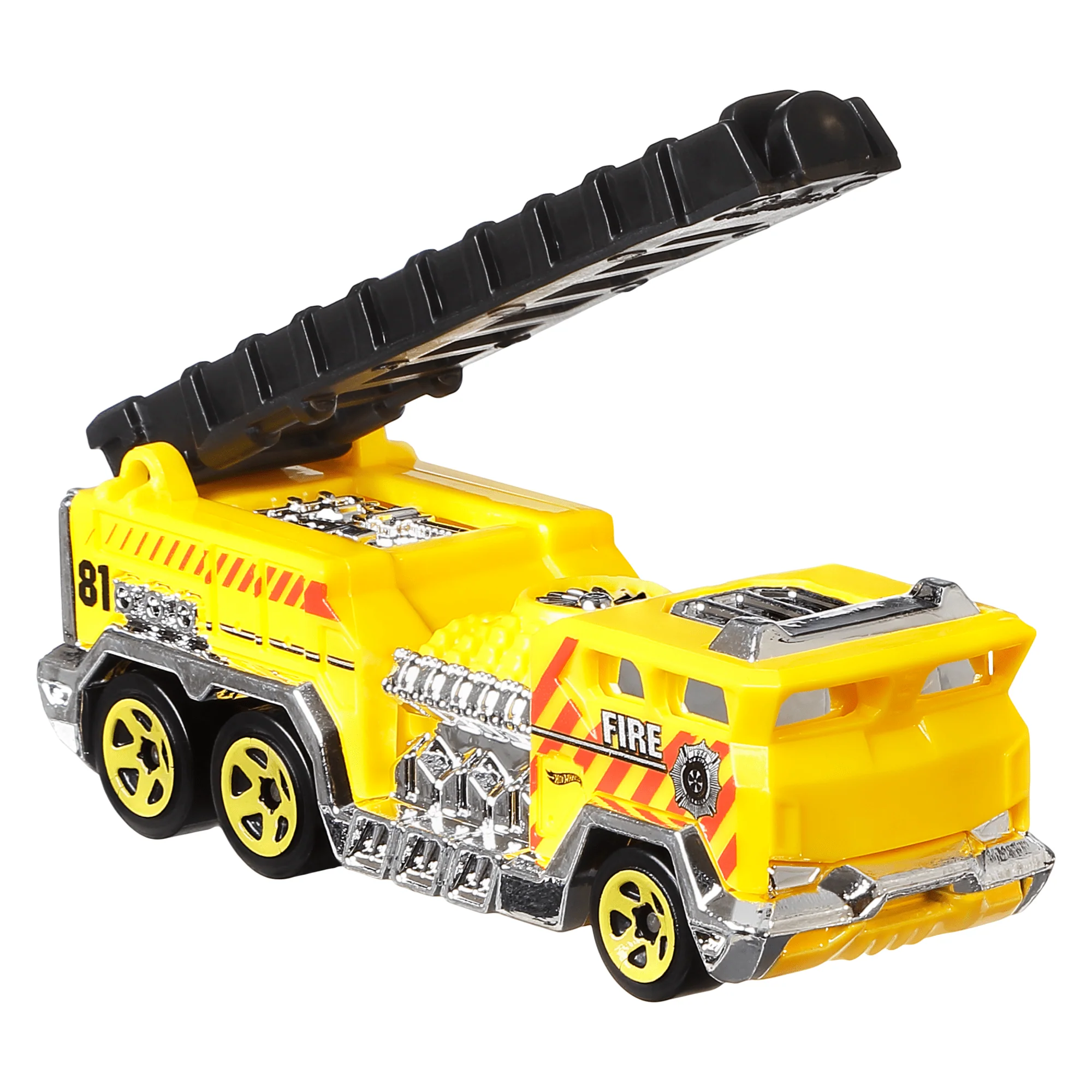 Hot Wheels Monster Trucks Veh��culo de Juguete Cami��n 5 Alarm + Auto 5 Alarm