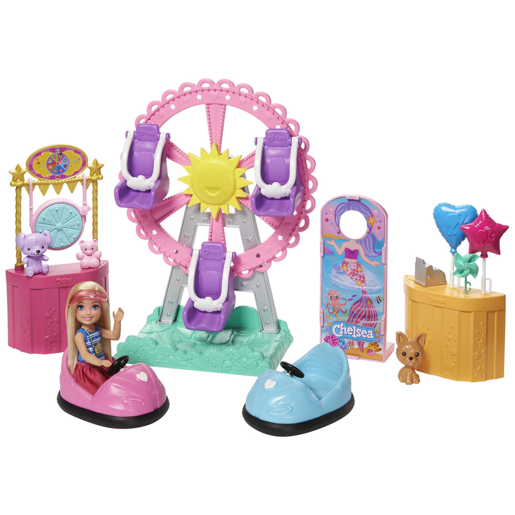 Barbie Club Chelsea Doll And Carnival Playset