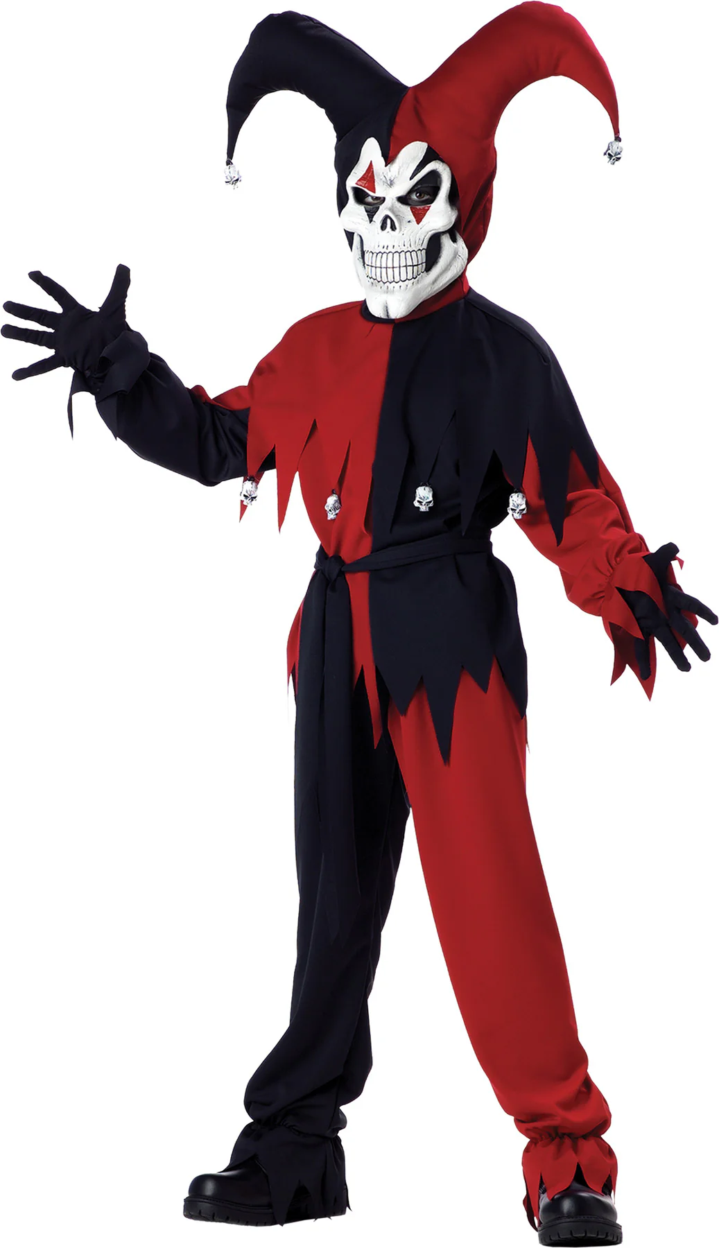 Evil Jester Child Costume