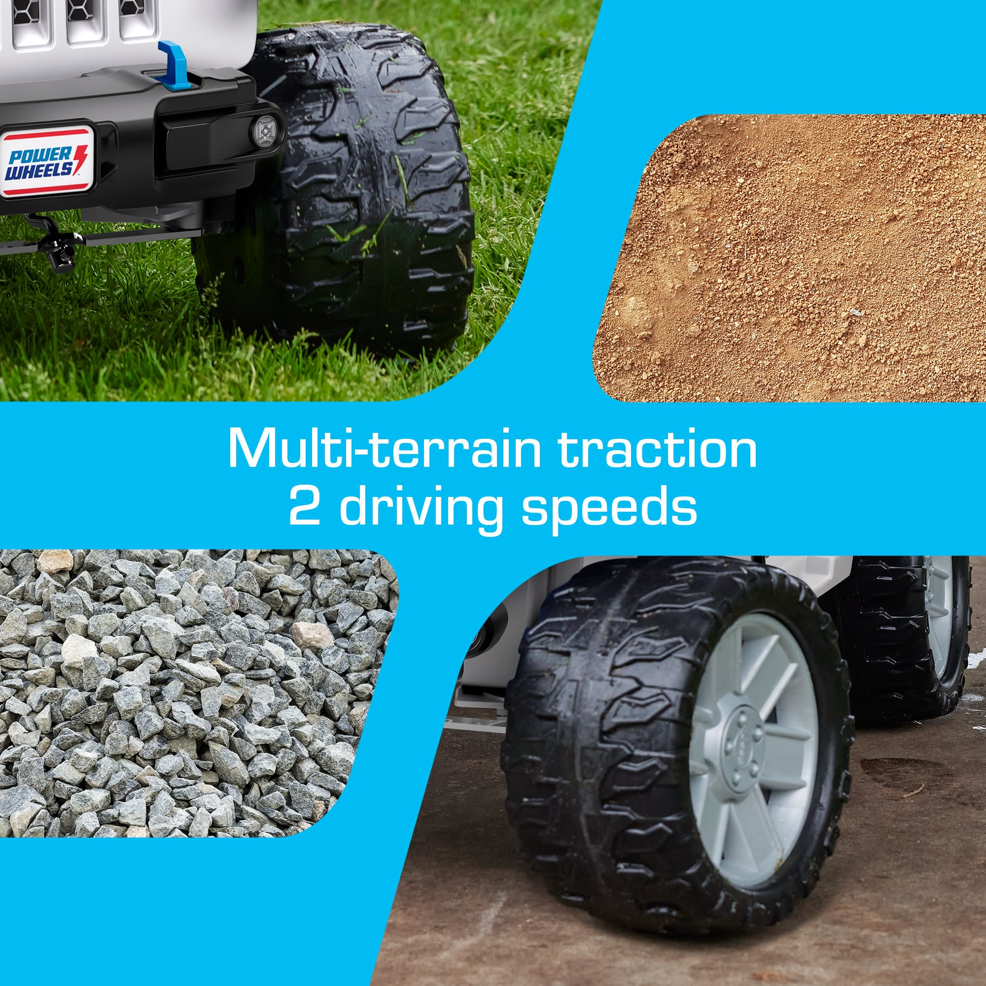 Power Wheels Jeep Wrangler 4Xe Ride-On Toy With Sounds And Lights, Preschool Toy