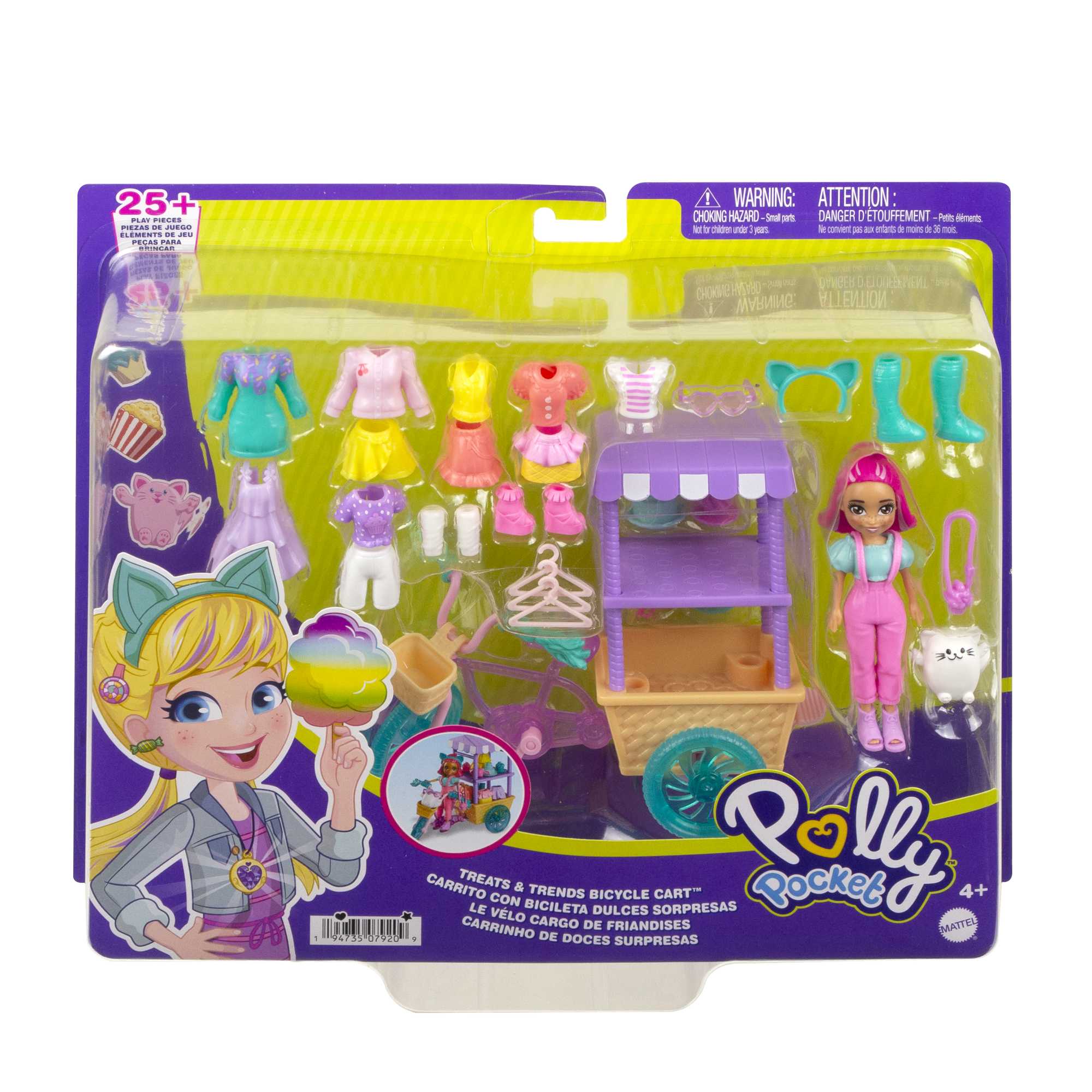 Polly Pocket Treats & Trends Bicycle Cart