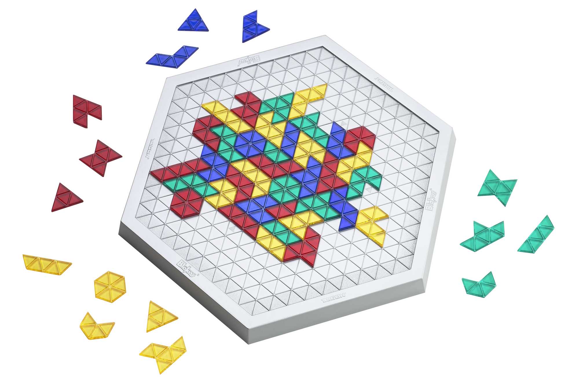 Blokus Trigon Board Game, Family Game For Kids And Adults, Use Strategy To Block Your Opponent