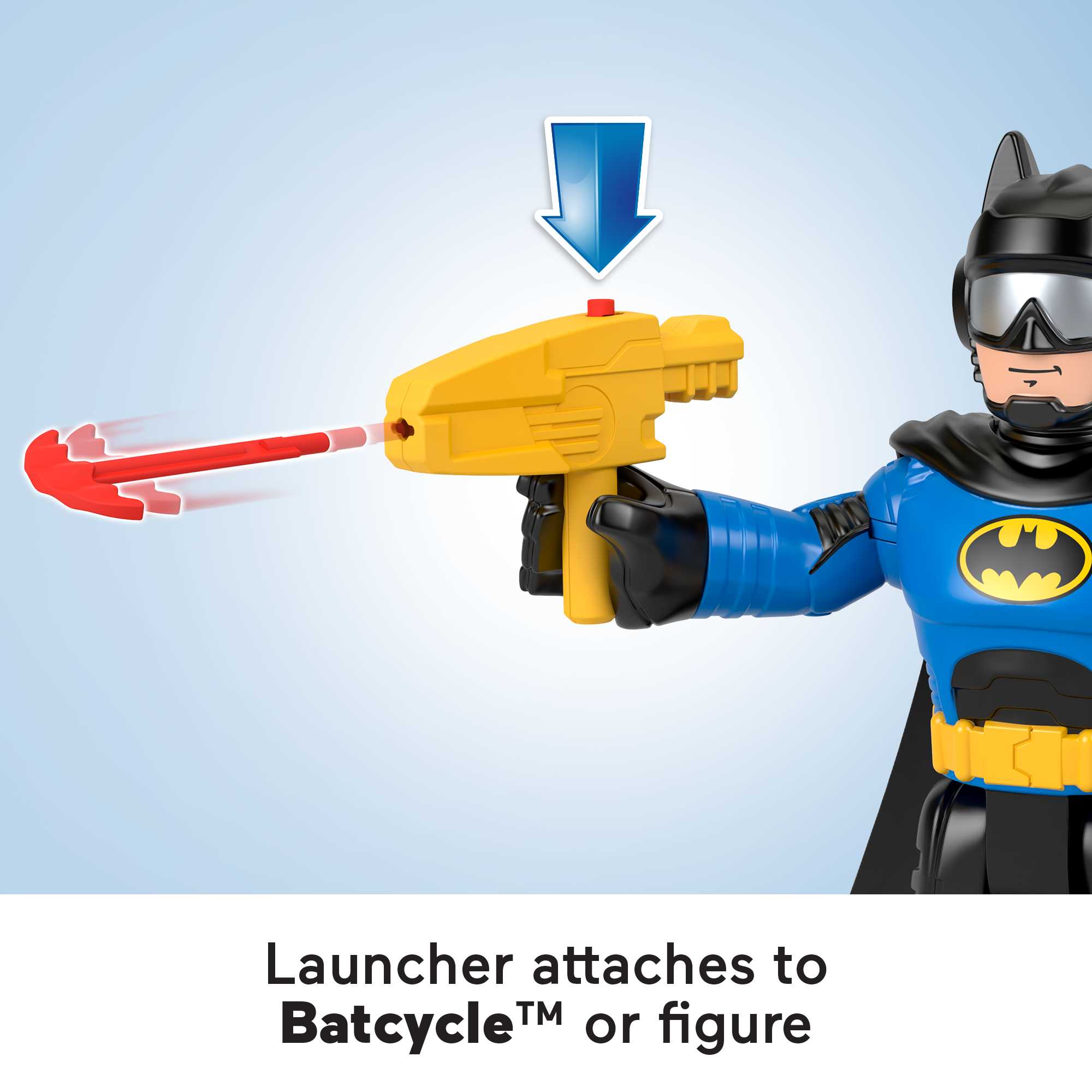 Imaginext DC Super Friends Batman Toys, XL Batcycle And Batman Figure, 10-inches