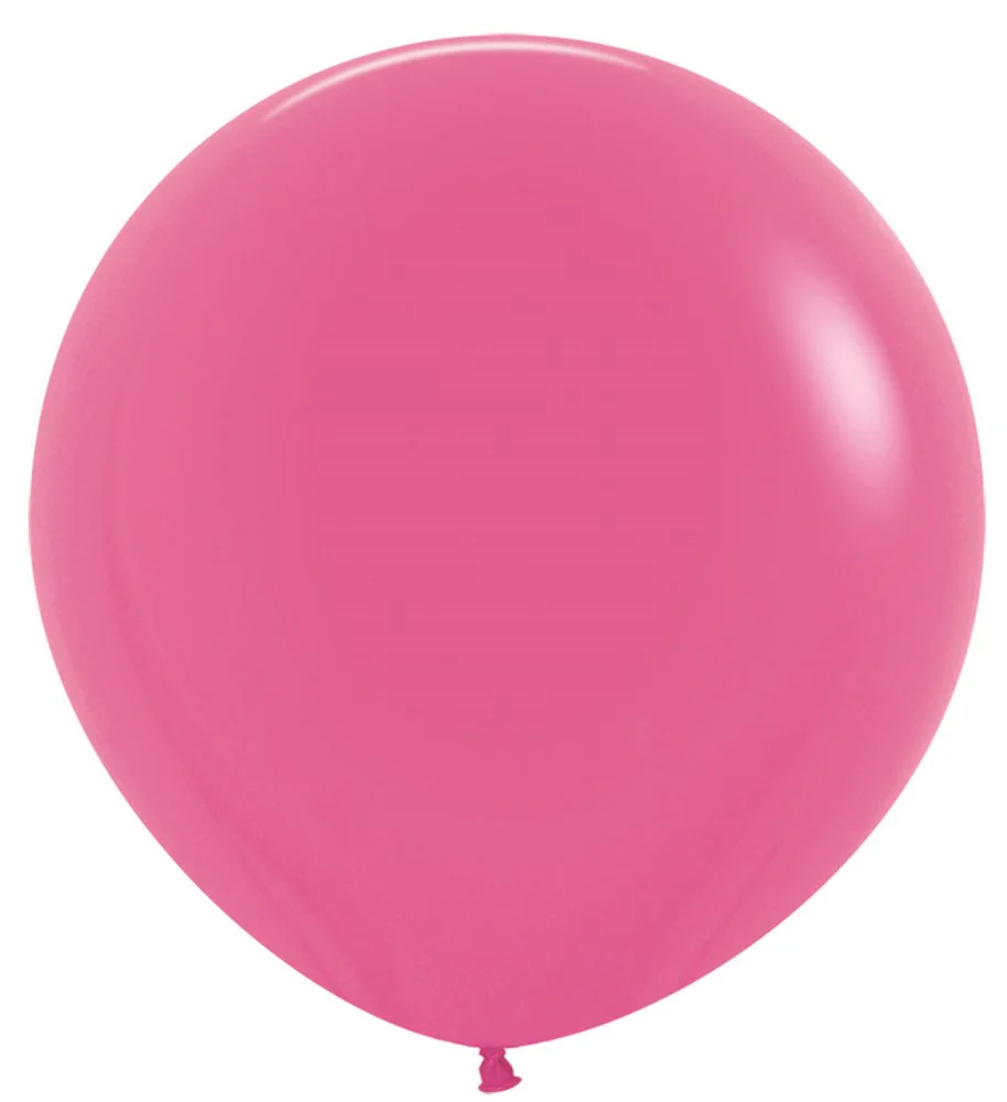24 inch Sempertex Deluxe Fuchsia Latex Balloons 10ct